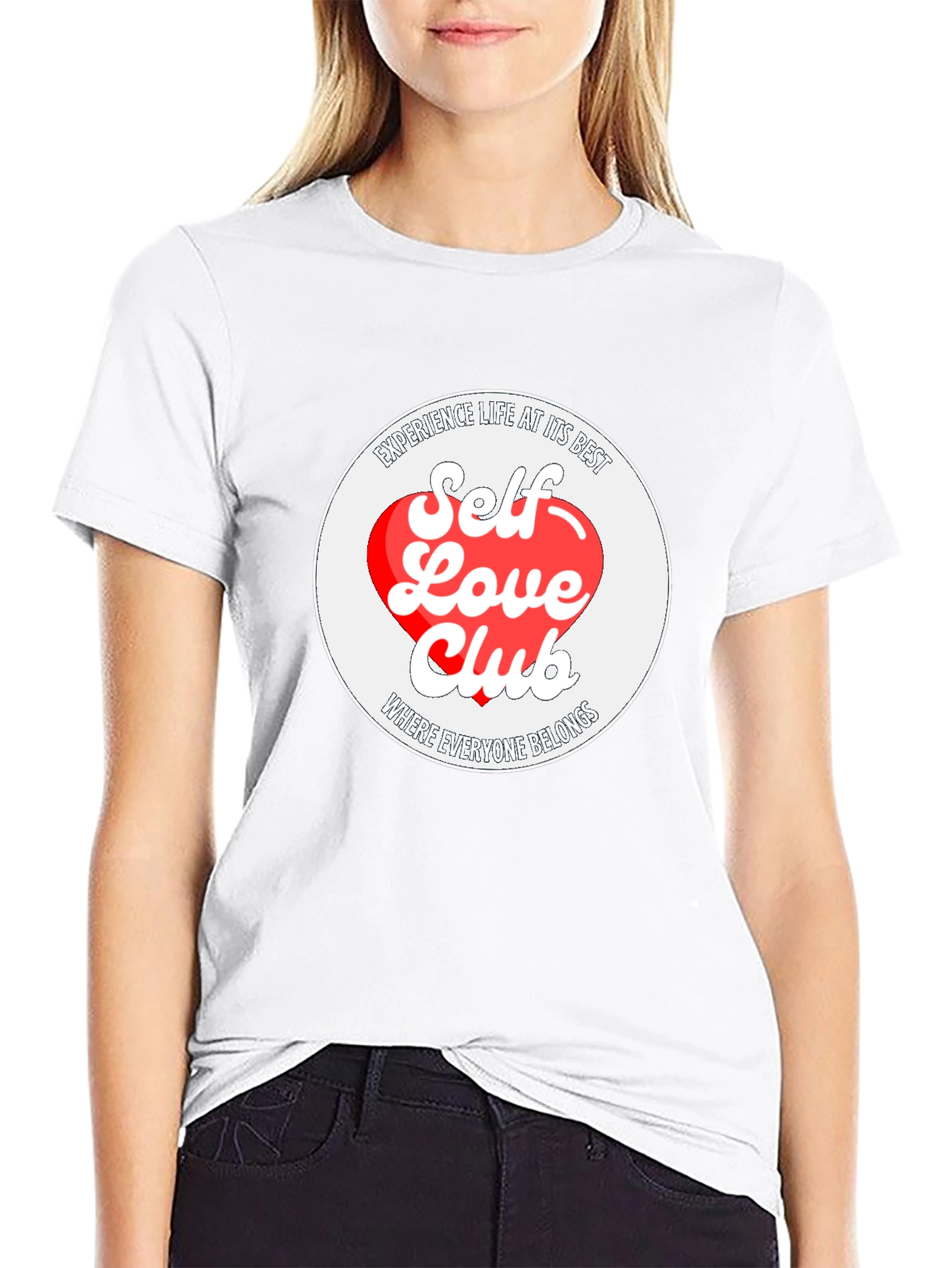 Self Love Club Graphic Tee - Black