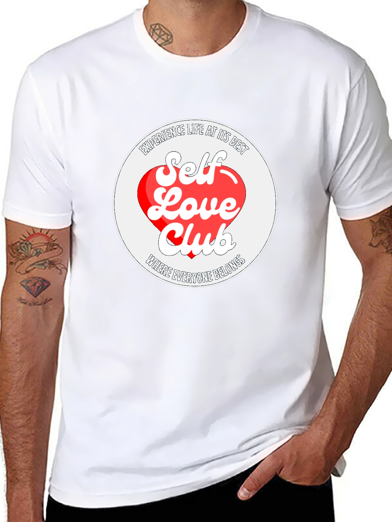 Self Love Club Graphic Tee - Black