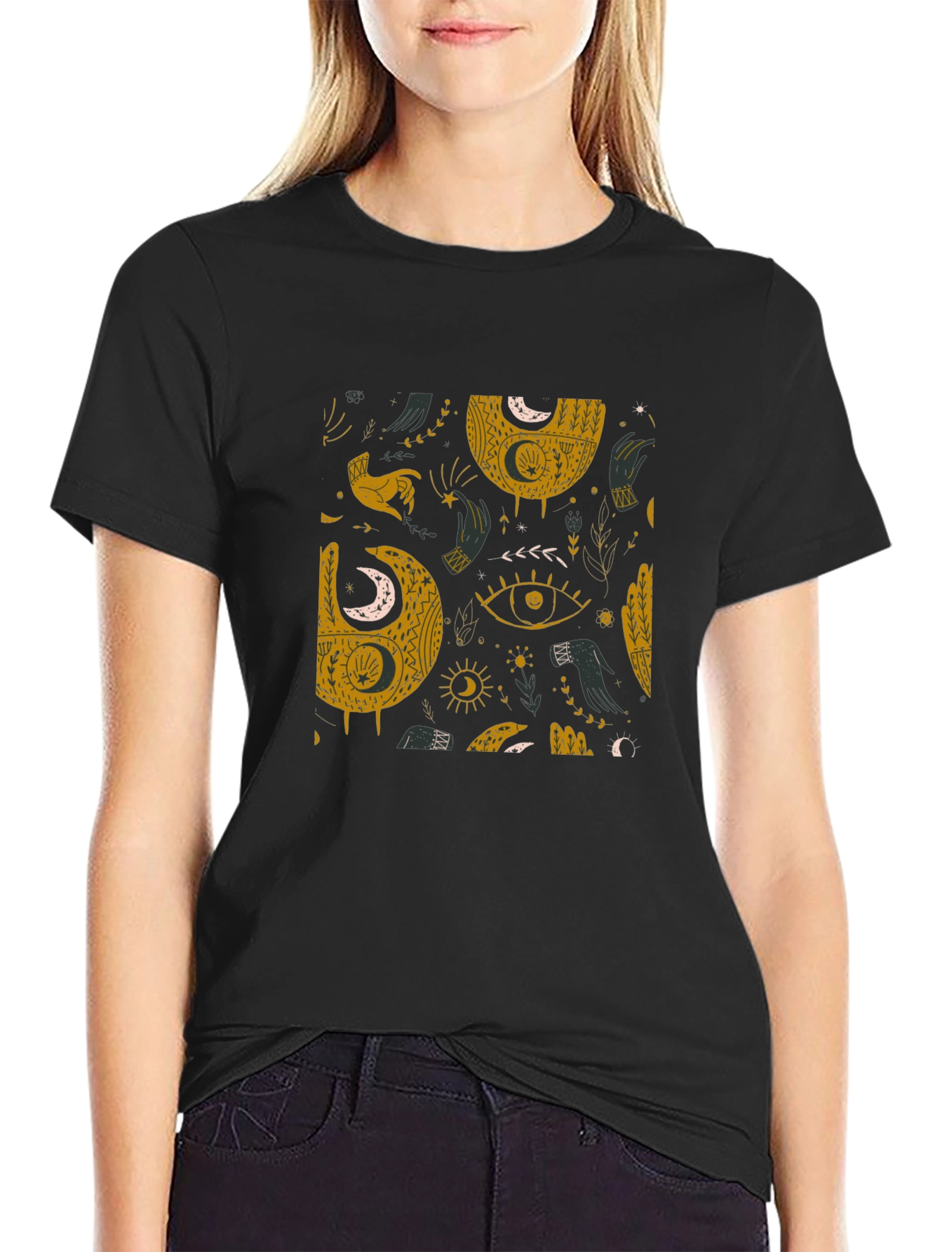 Mystic Moon Graphic Tee - Stylish Comfort