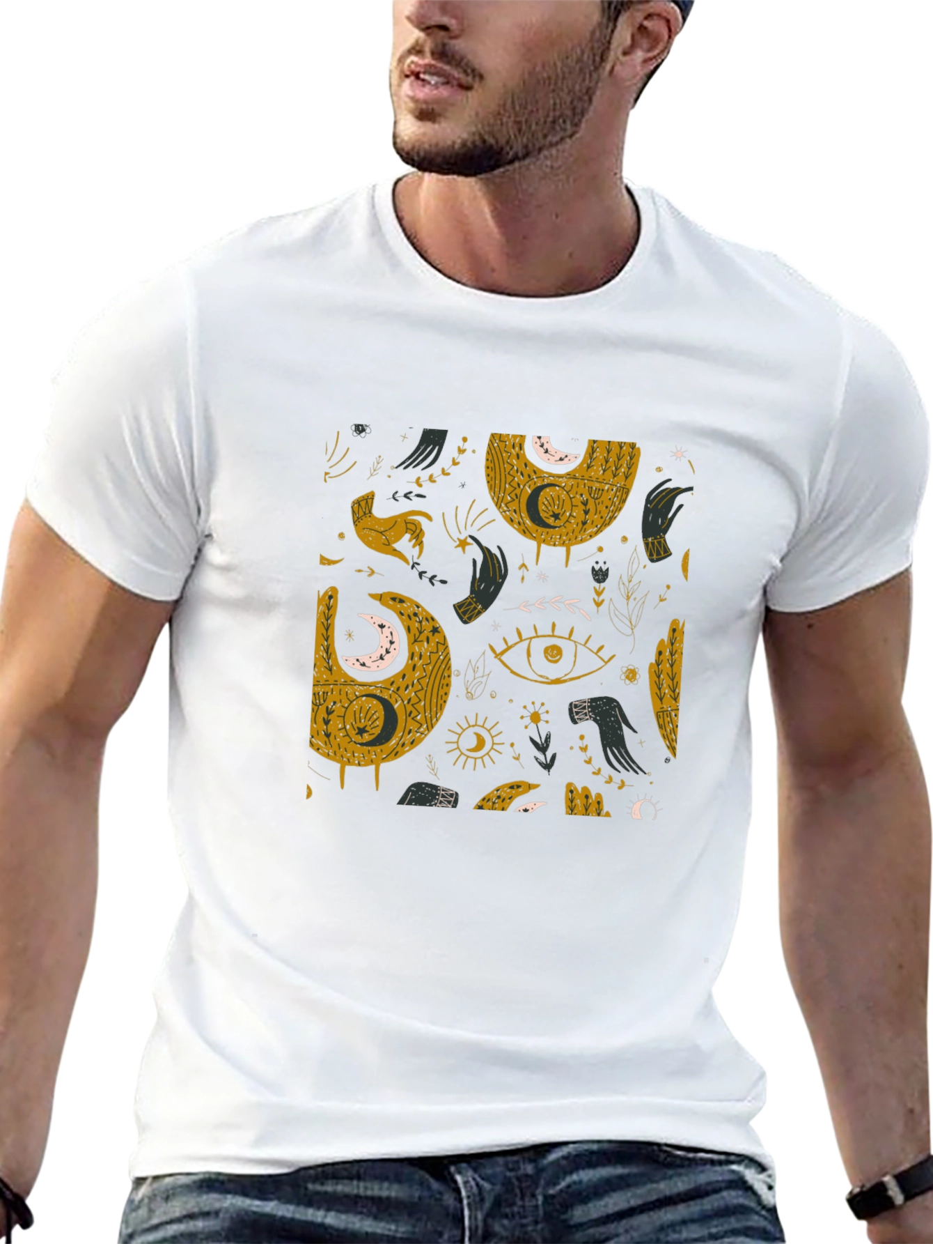Mystic Moon Graphic Tee - Stylish Comfort