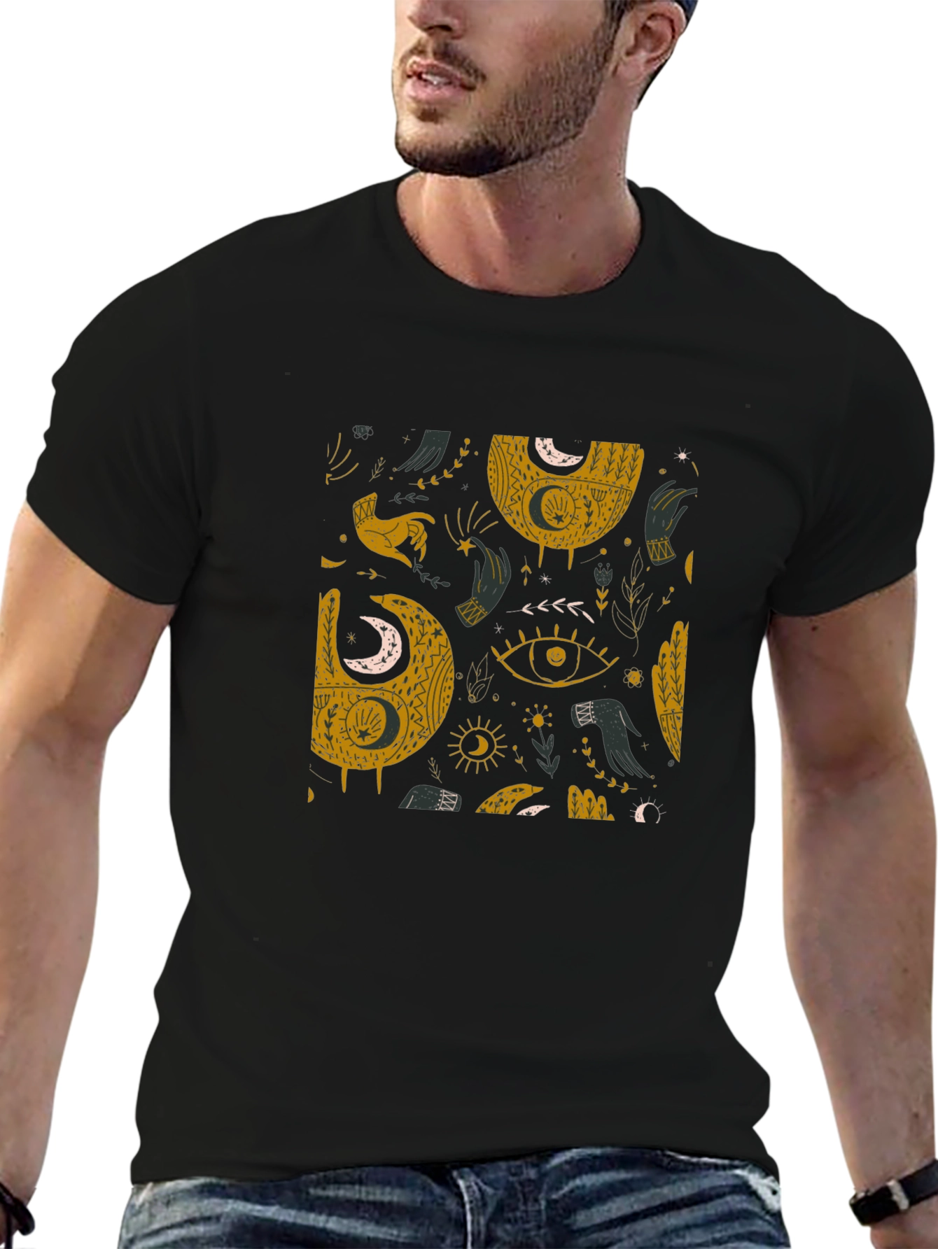 Mystic Moon Graphic Tee - Stylish Comfort