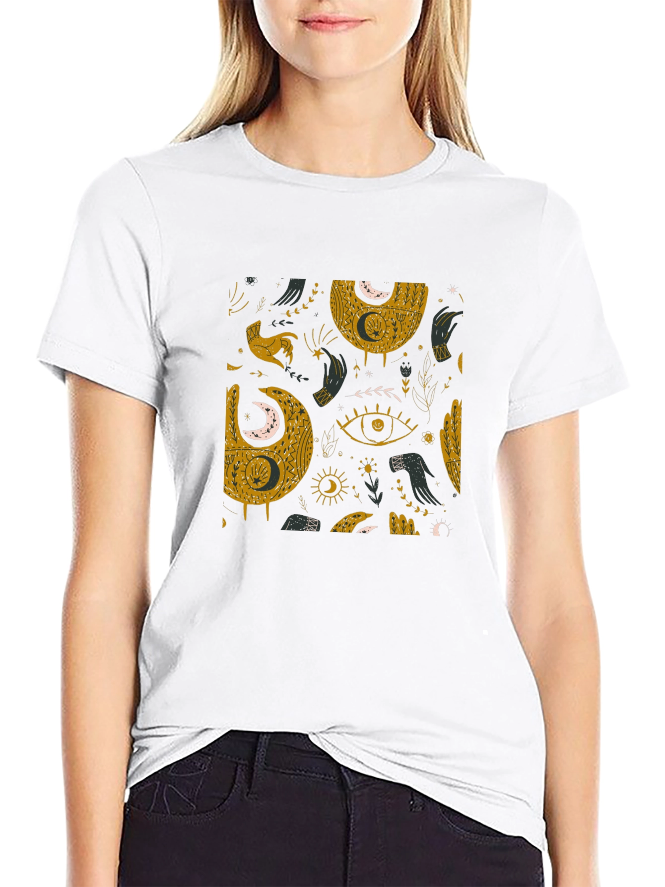 Mystic Moon Graphic Tee - Stylish Comfort