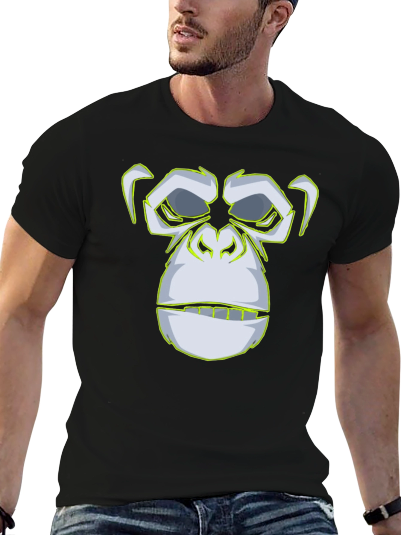 Cool Ape Face T-Shirt - Graphic Tee
