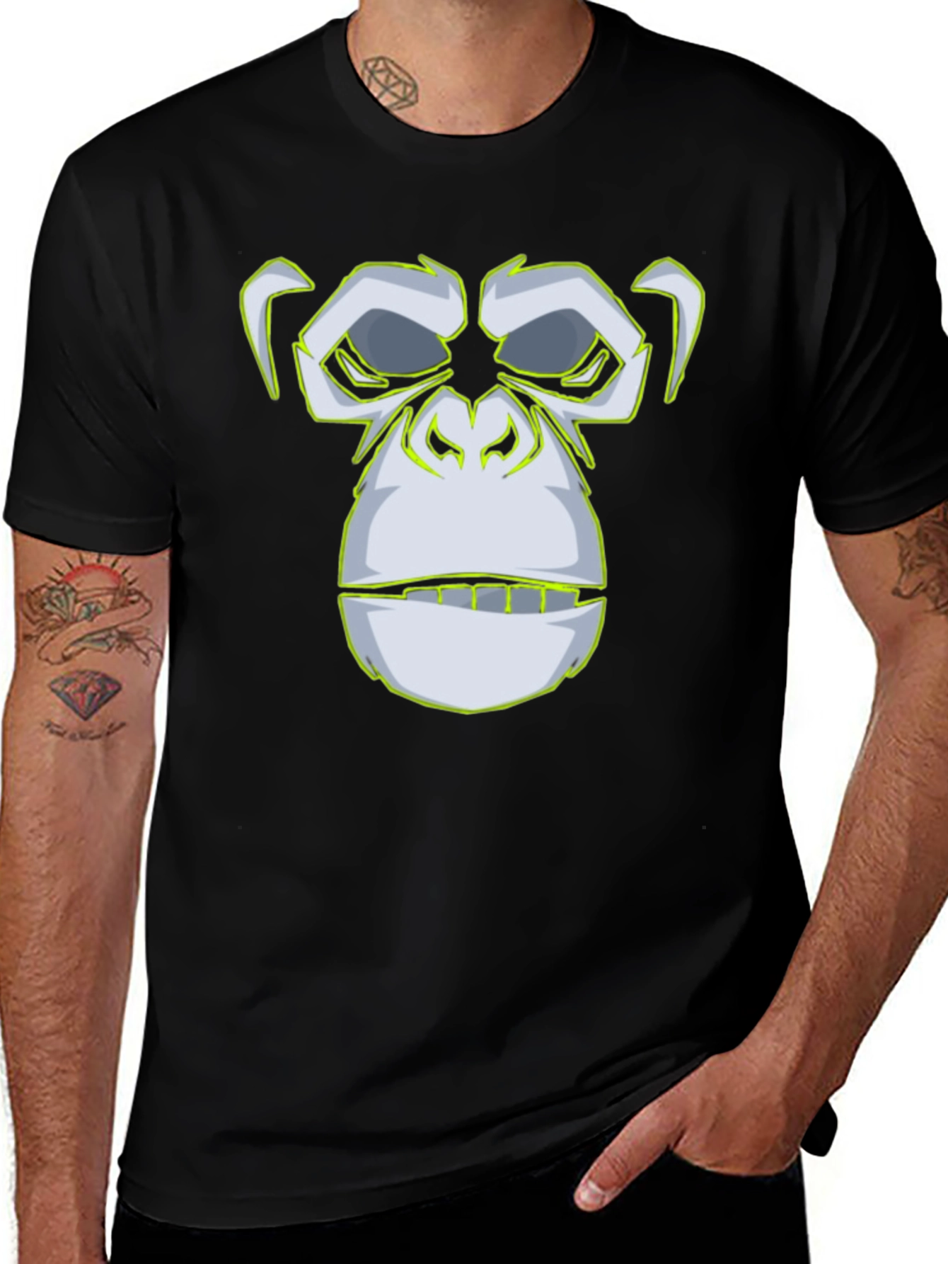 Cool Ape Face T-Shirt - Graphic Tee