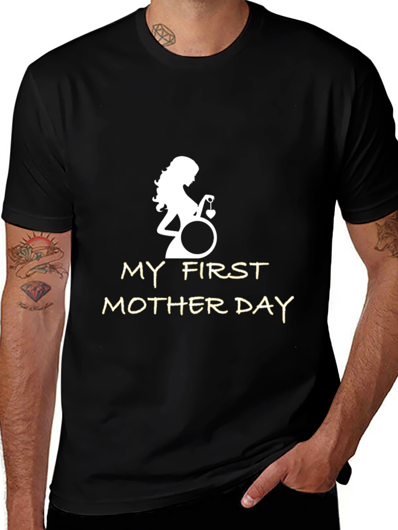 My First Mothers Day T-Shirt - Pregnancy Announcement