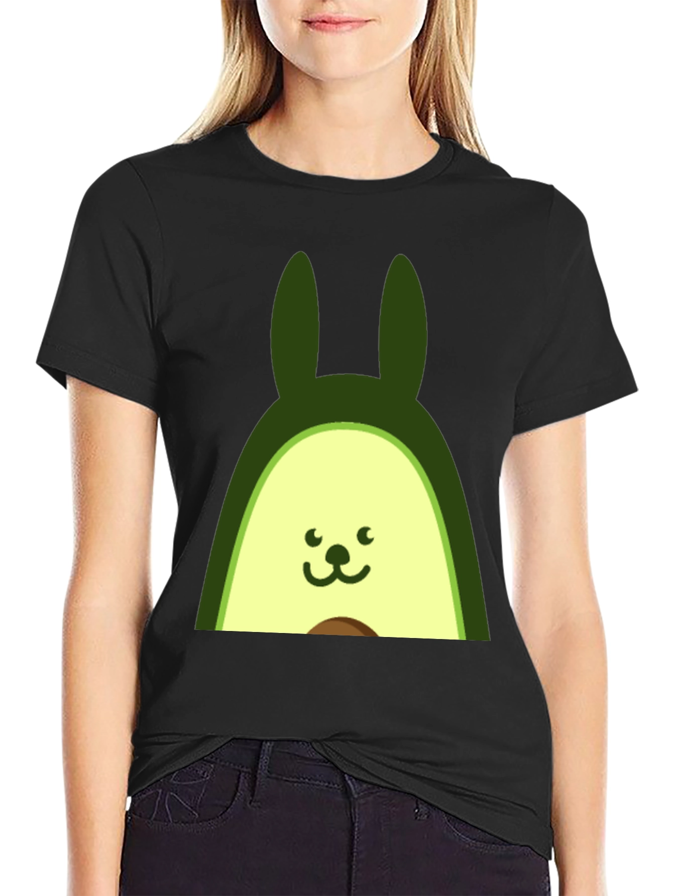 Avocado Bunny T-Shirt - Cute Graphic Tee