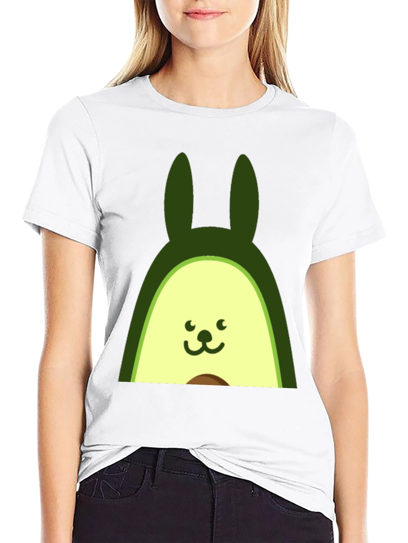 Avocado Bunny T-Shirt - Cute Graphic Tee