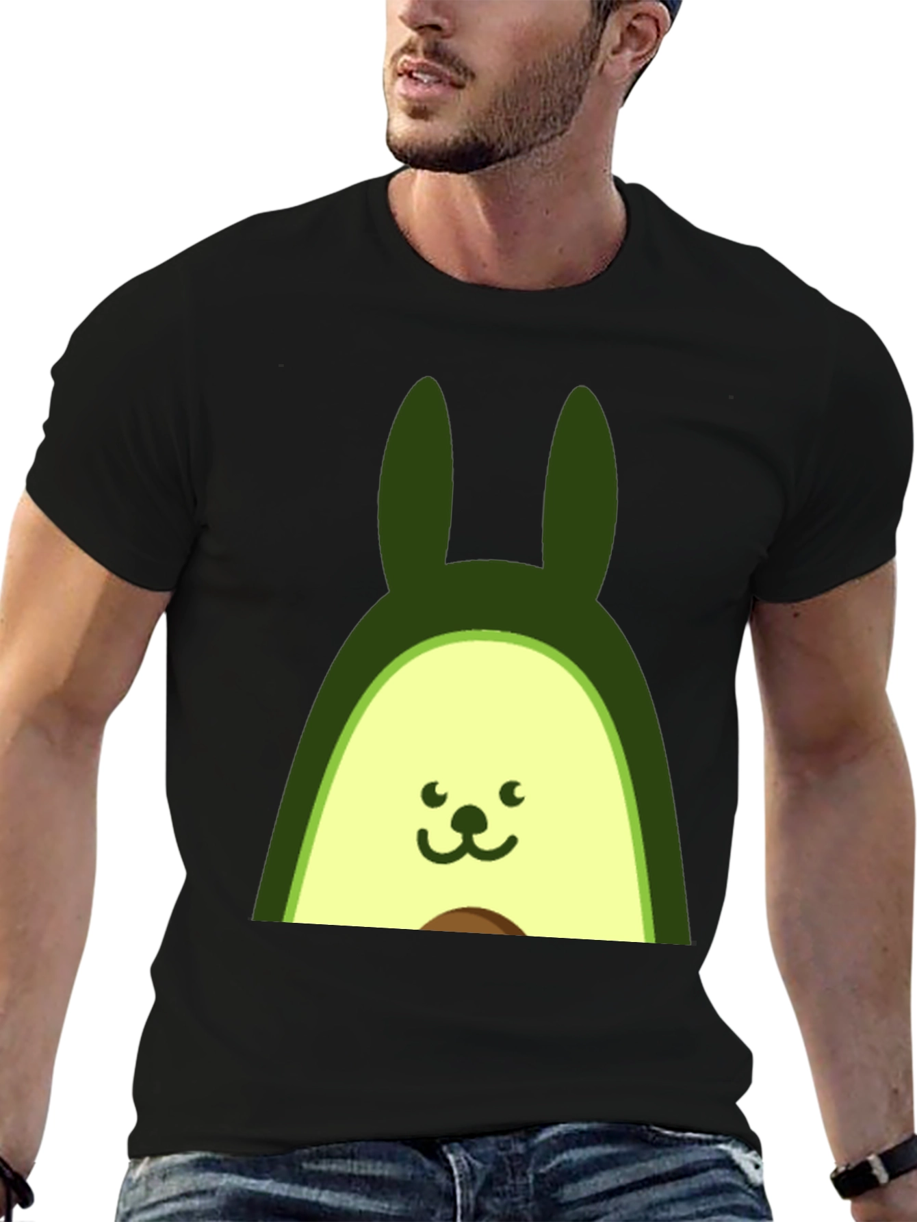 Avocado Bunny T-Shirt - Cute Graphic Tee