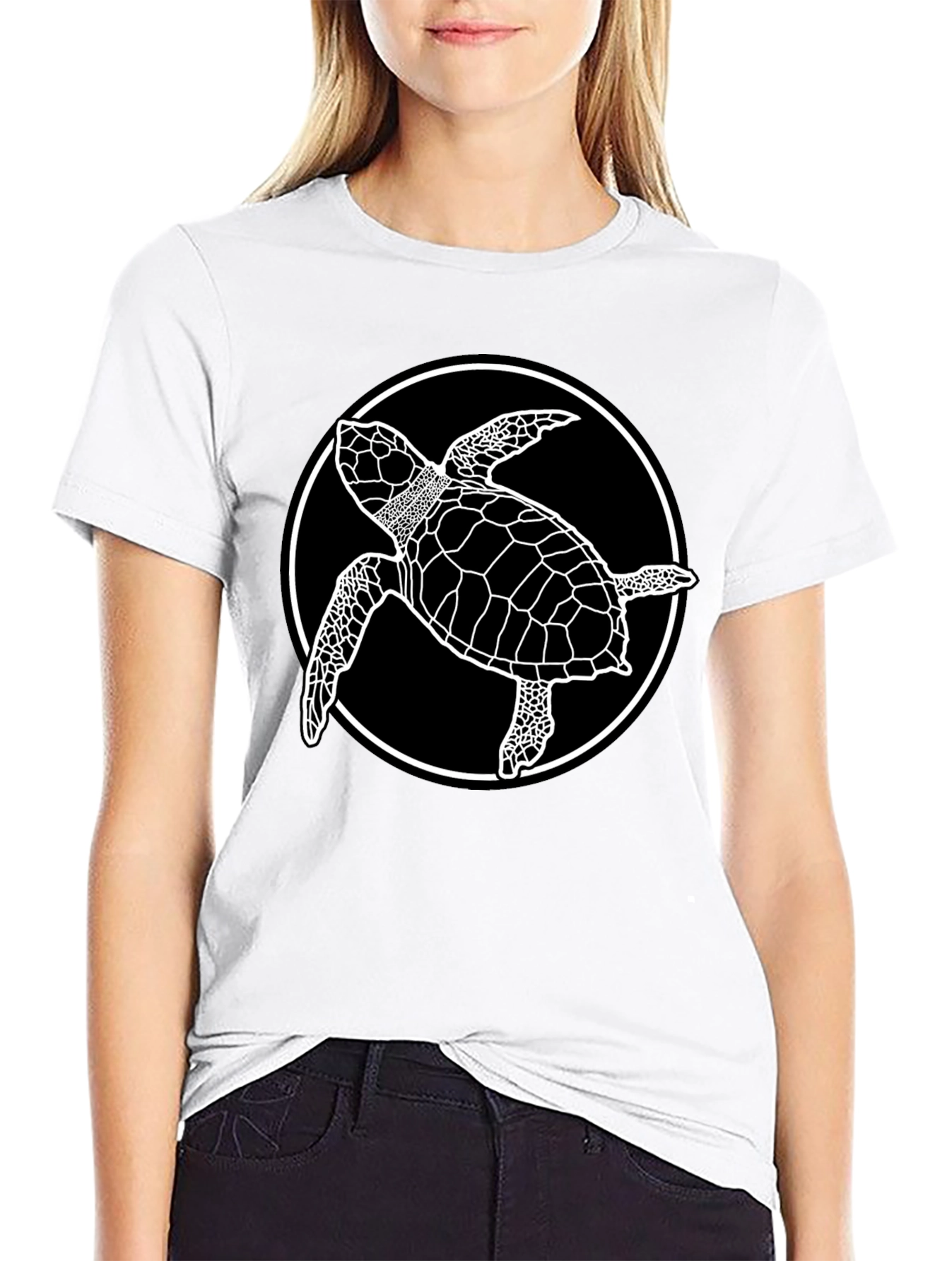 Black Turtle Graphic Tee