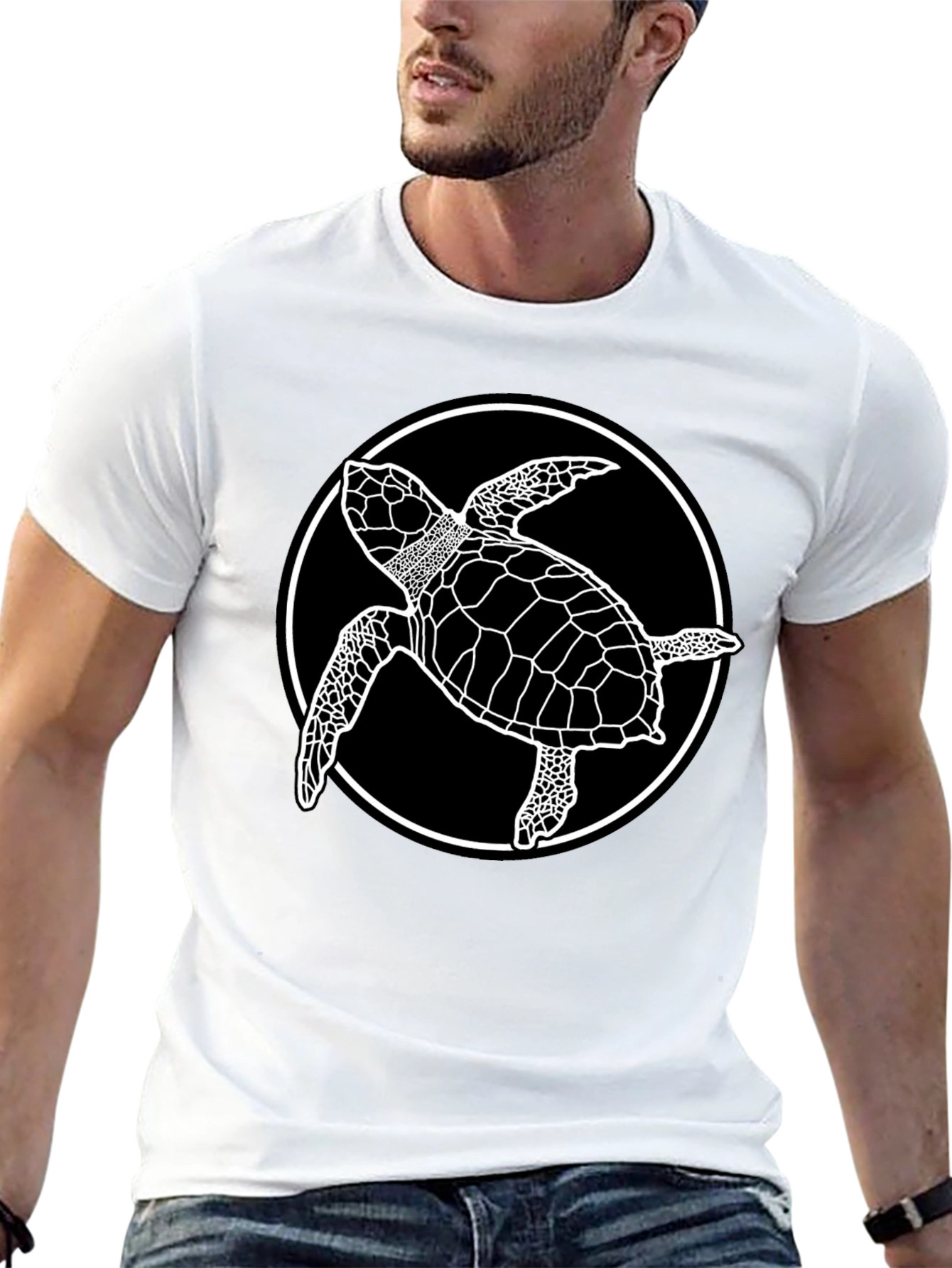 Black Turtle Graphic Tee
