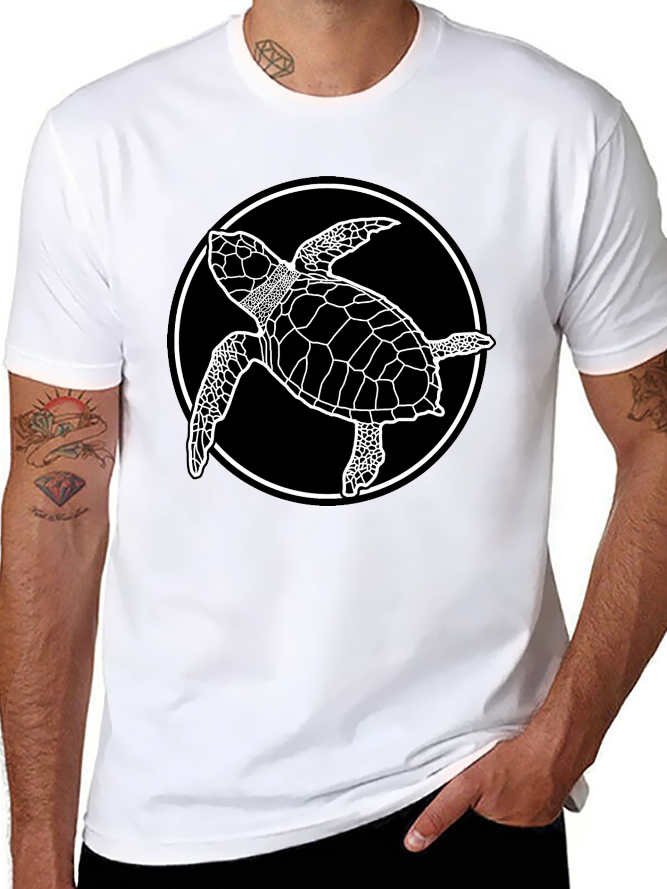 Black Turtle Graphic Tee