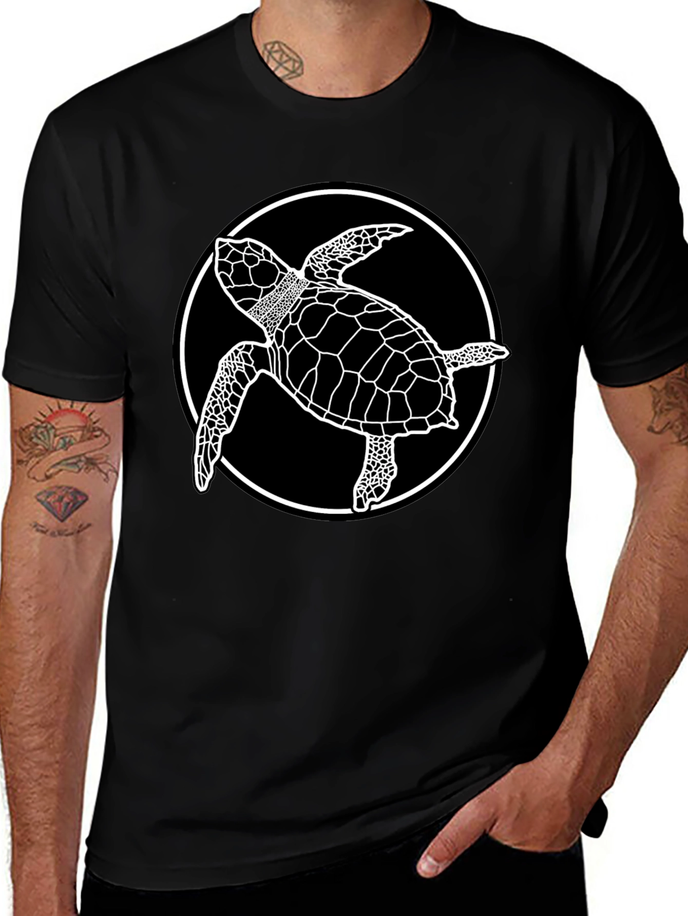 Black Turtle Graphic Tee