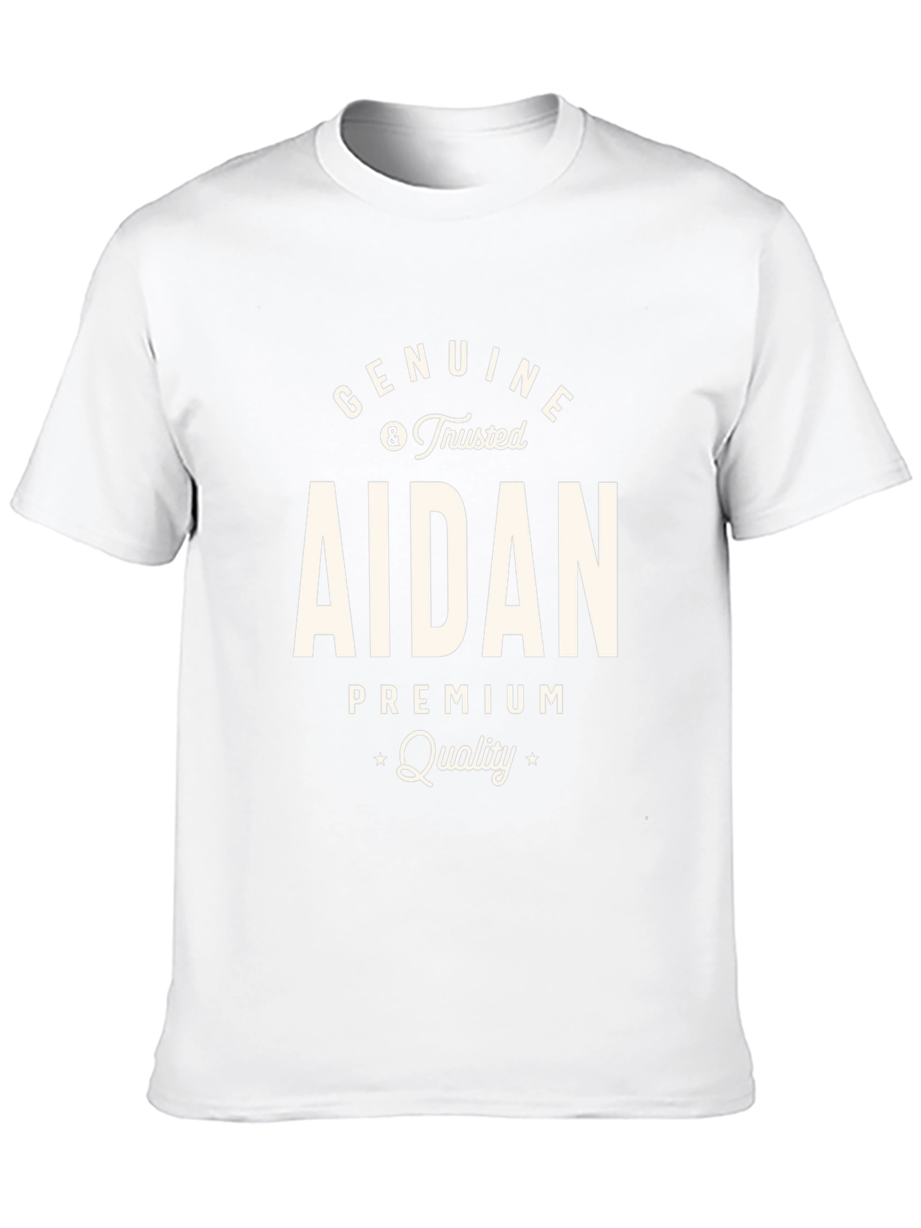 Genuine Aidan Premium Quality Black T-Shirt