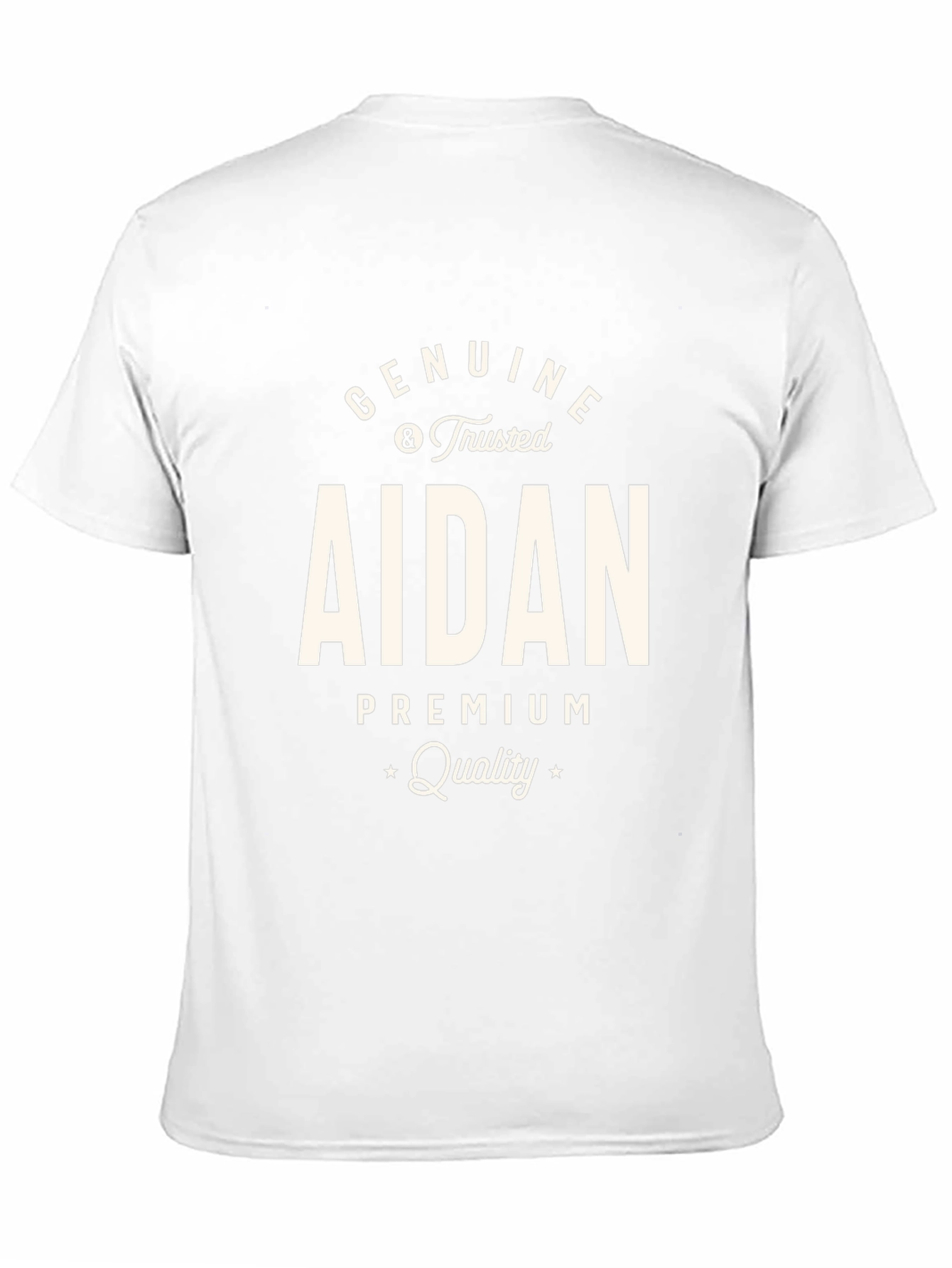 Genuine Aidan Premium Quality Black T-Shirt
