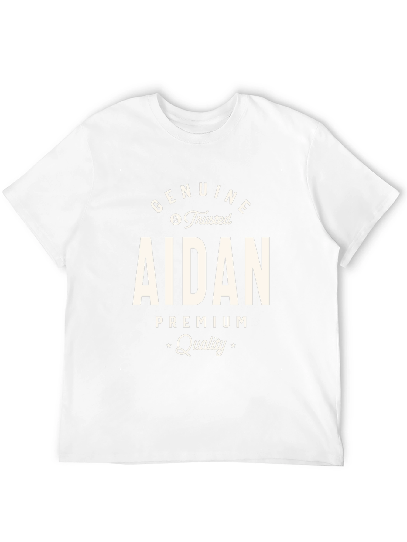 Genuine Aidan Premium Quality Black T-Shirt
