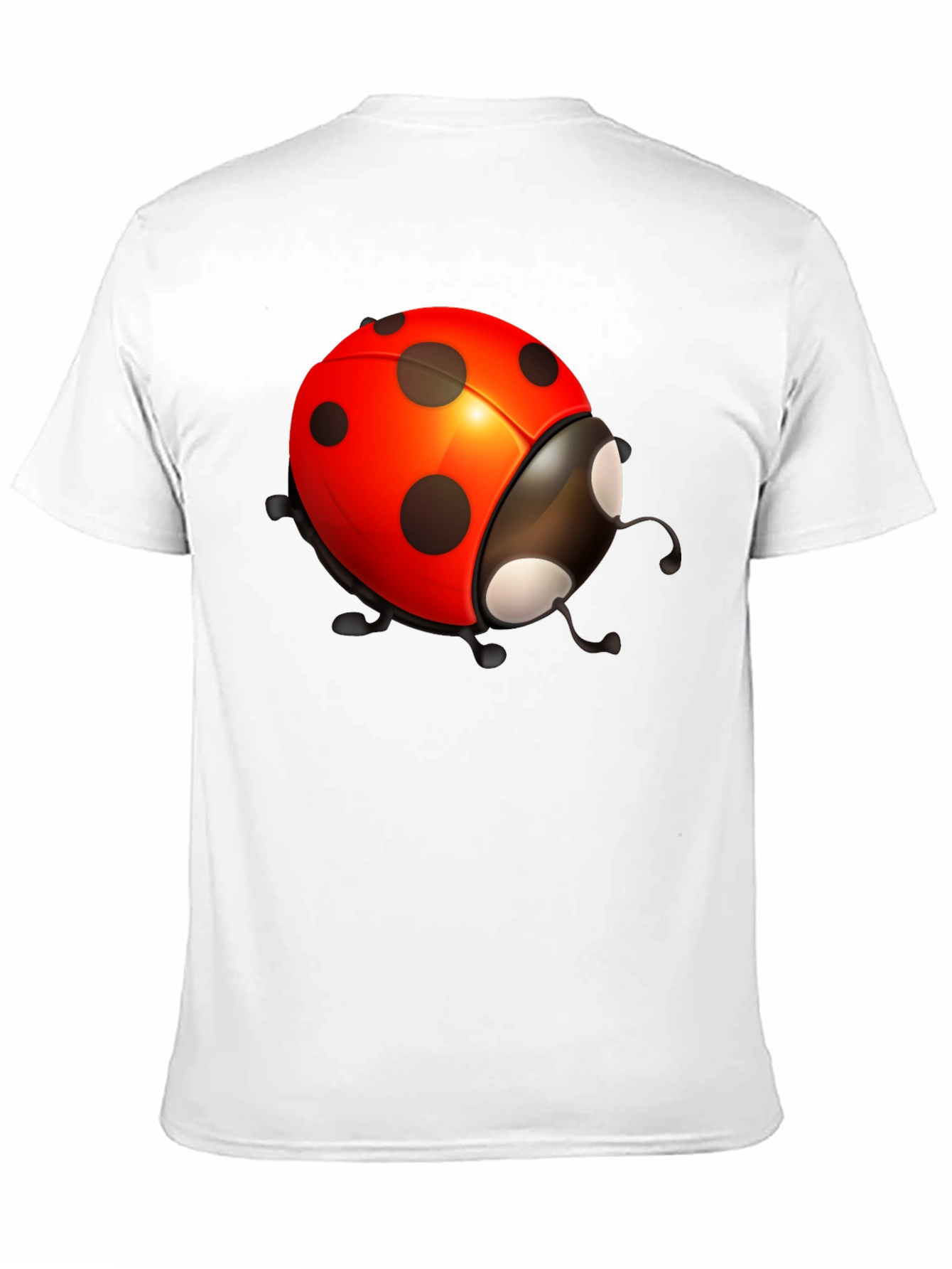 Ladybug Graphic Black T-Shirt - Stylish Bug Tee