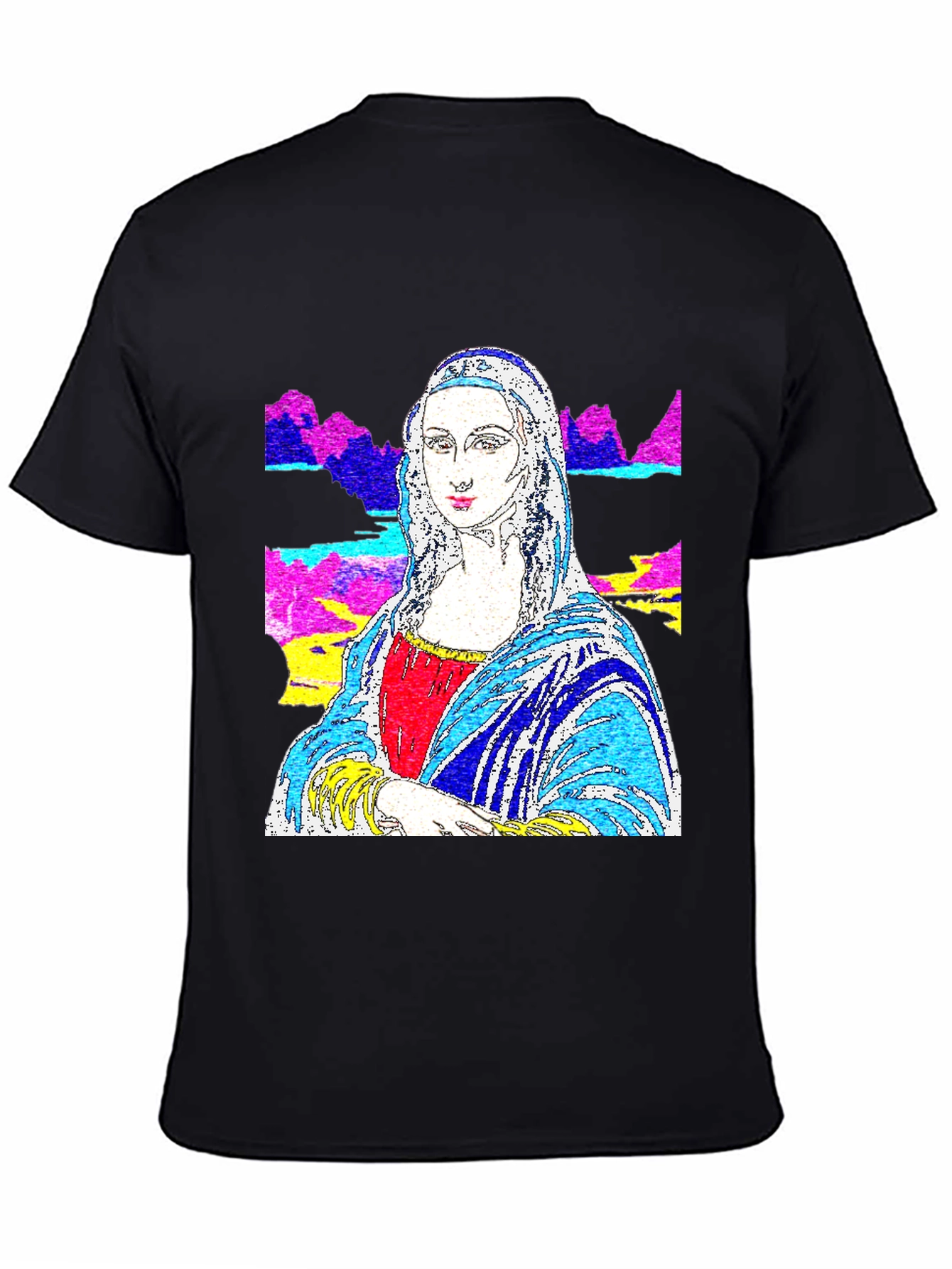 Mona Lisa Pop Art Graphic Tee