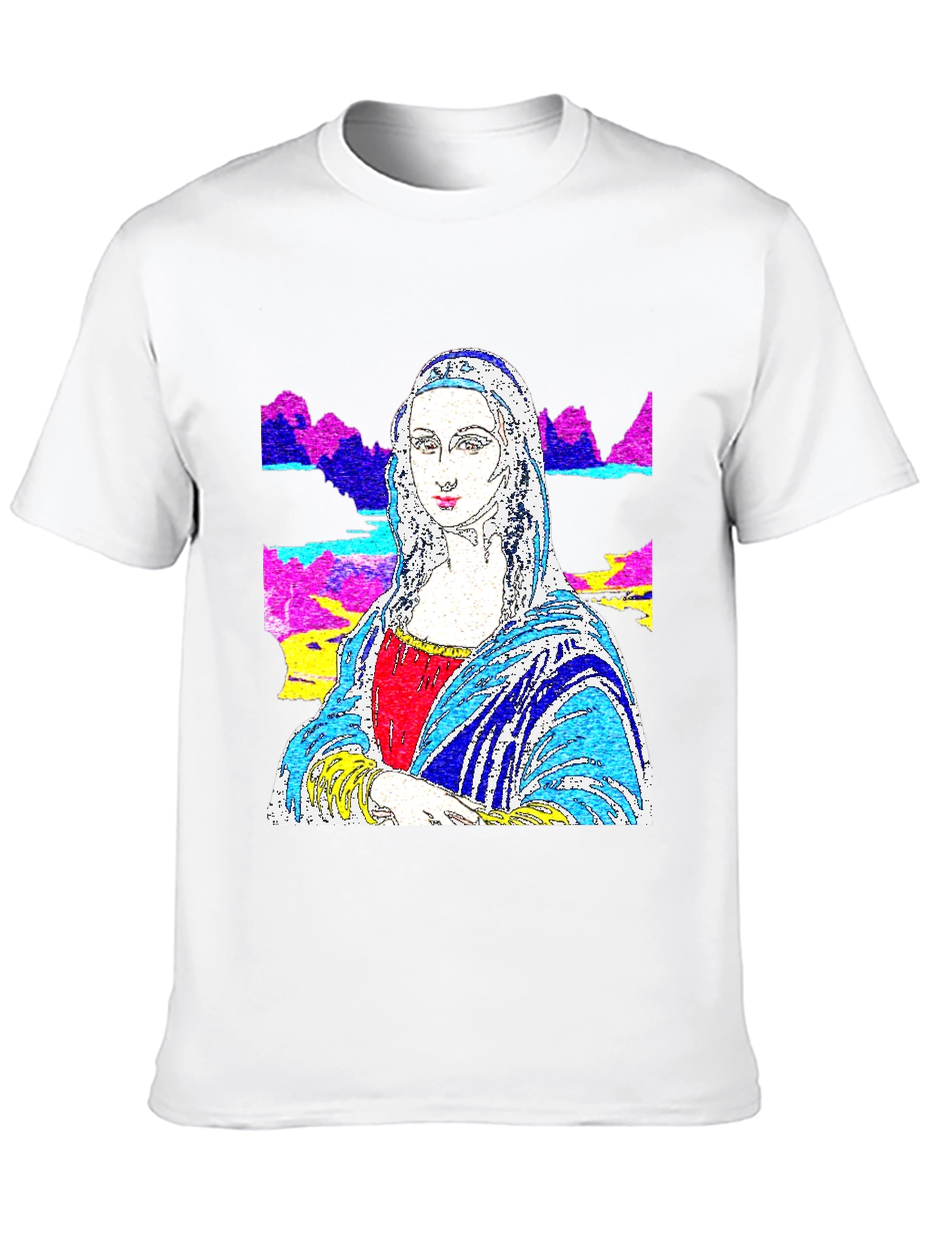 Mona Lisa Pop Art Graphic Tee