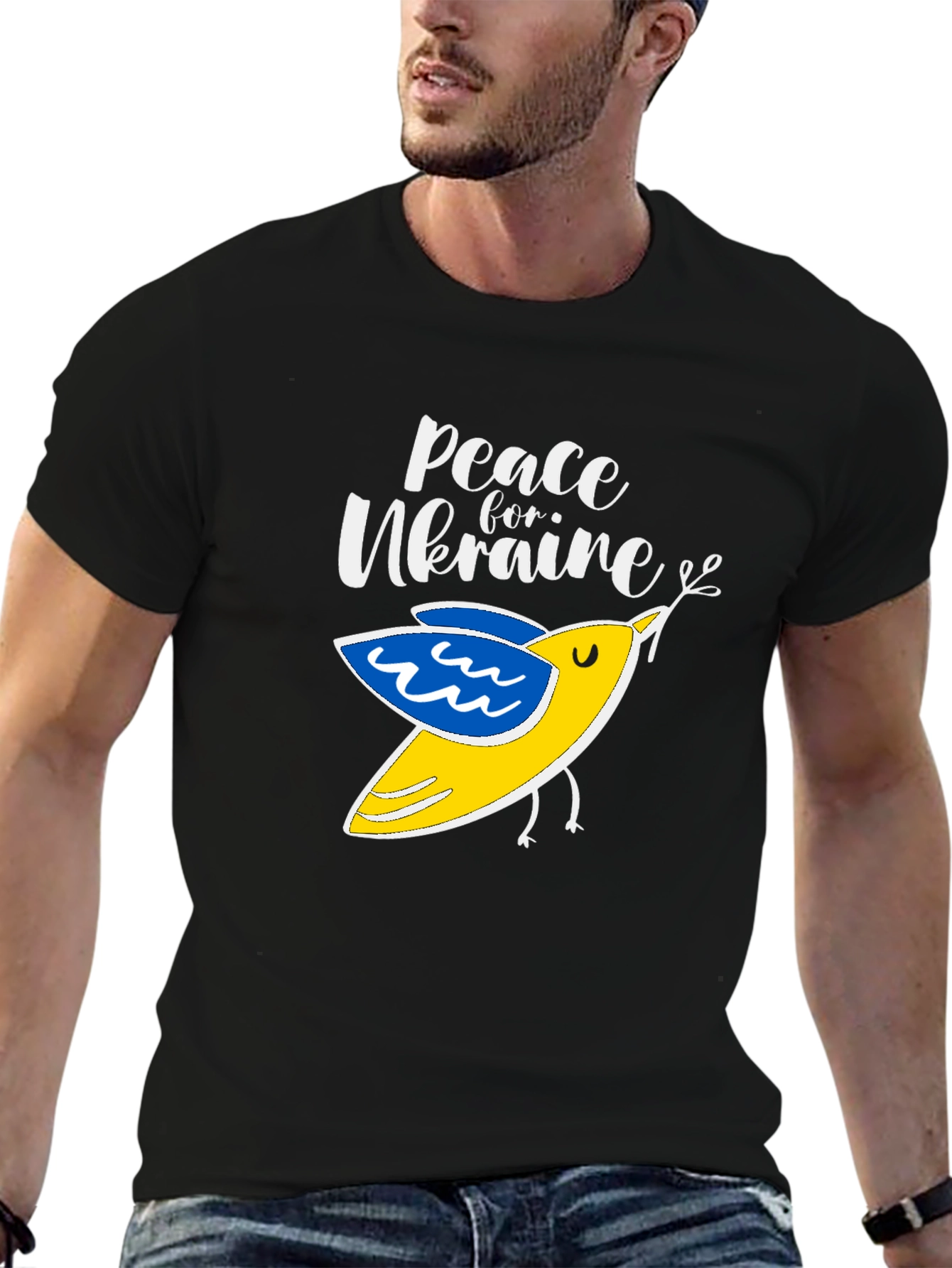 Peace For Ukraine T-Shirt With Dove