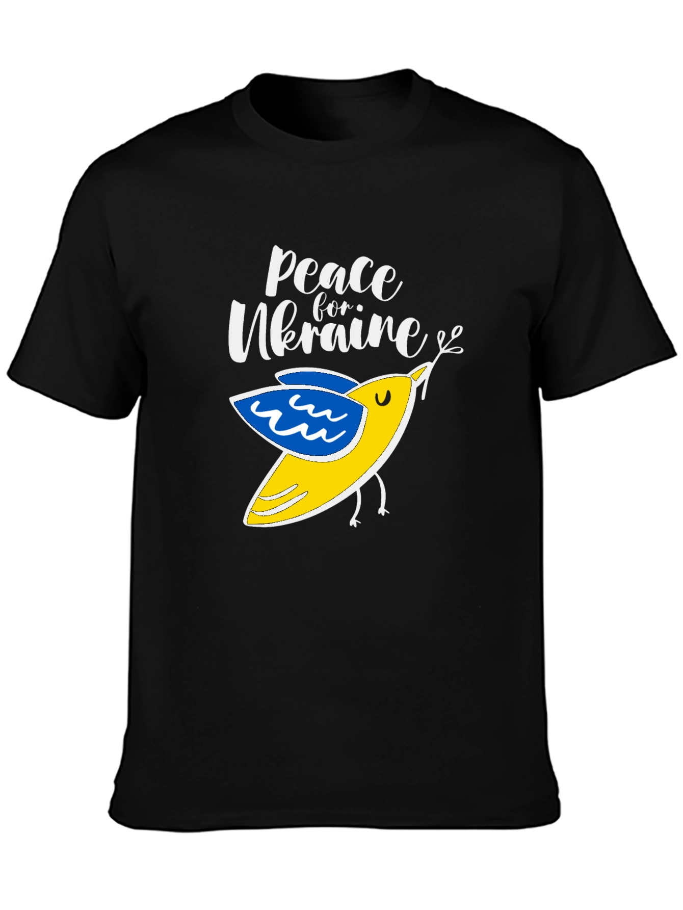 Peace For Ukraine T-Shirt With Dove