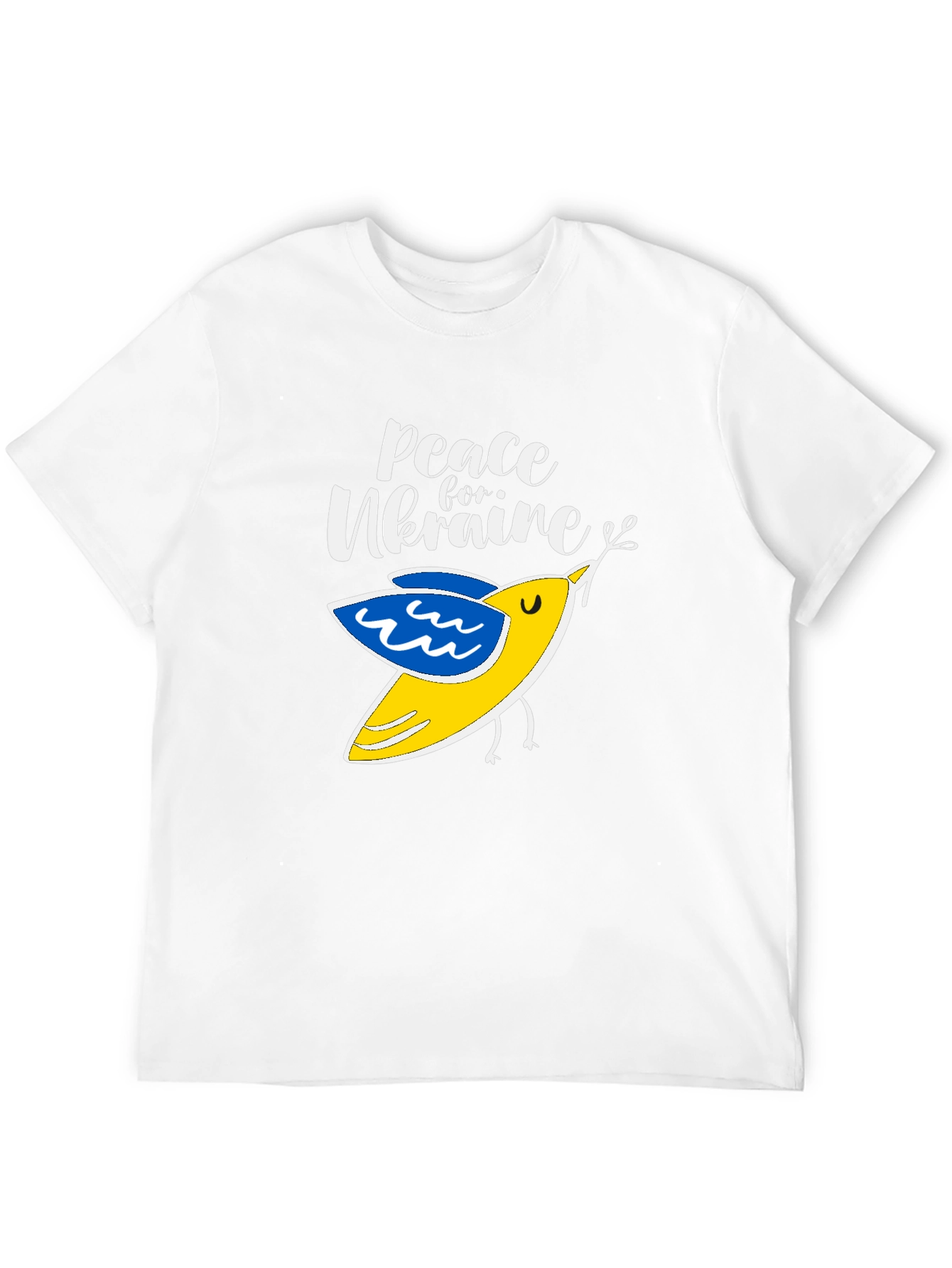 Peace For Ukraine T-Shirt With Dove