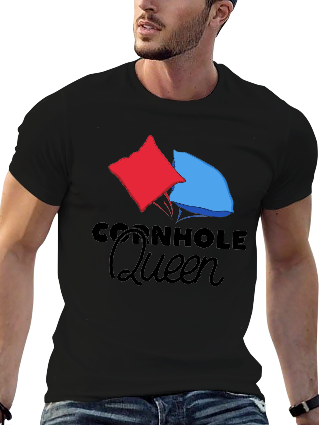Cornhole Queen Graphic Tee