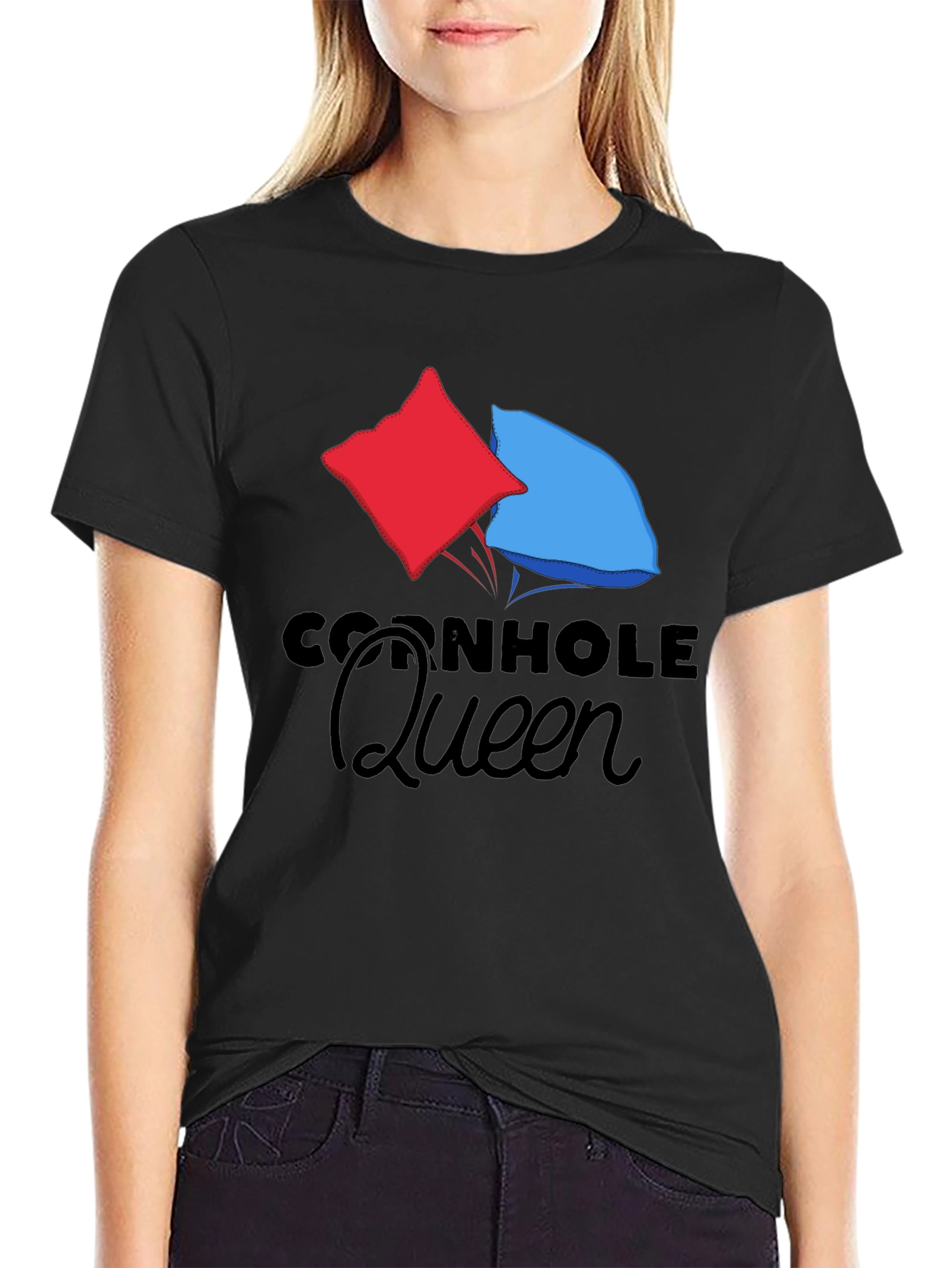 Cornhole Queen Graphic Tee