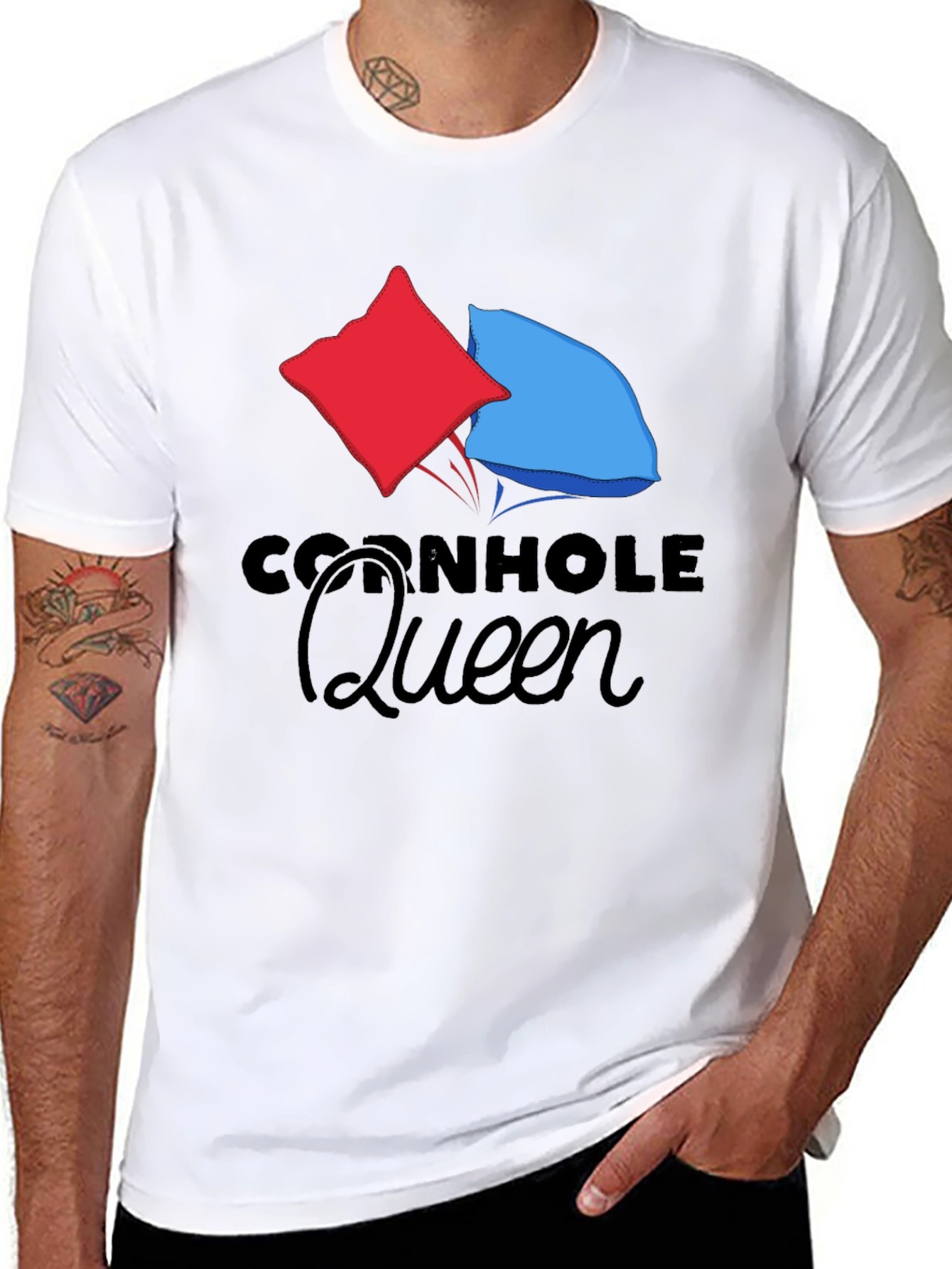 Cornhole Queen Graphic Tee