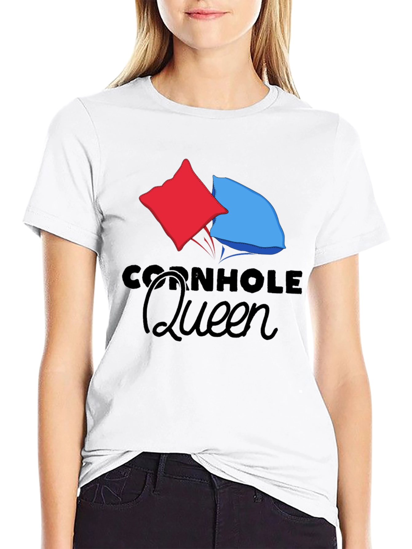 Cornhole Queen Graphic Tee