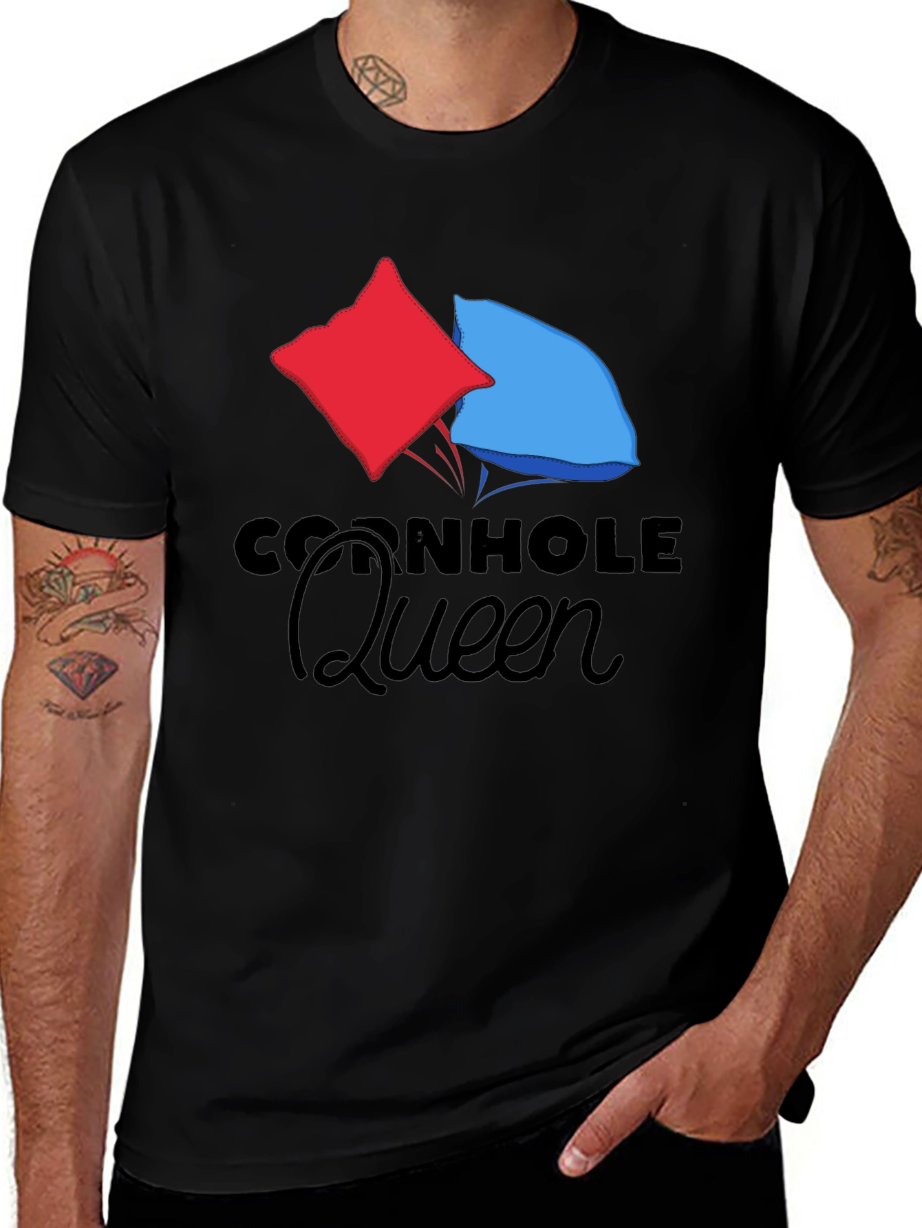 Cornhole Queen Graphic Tee