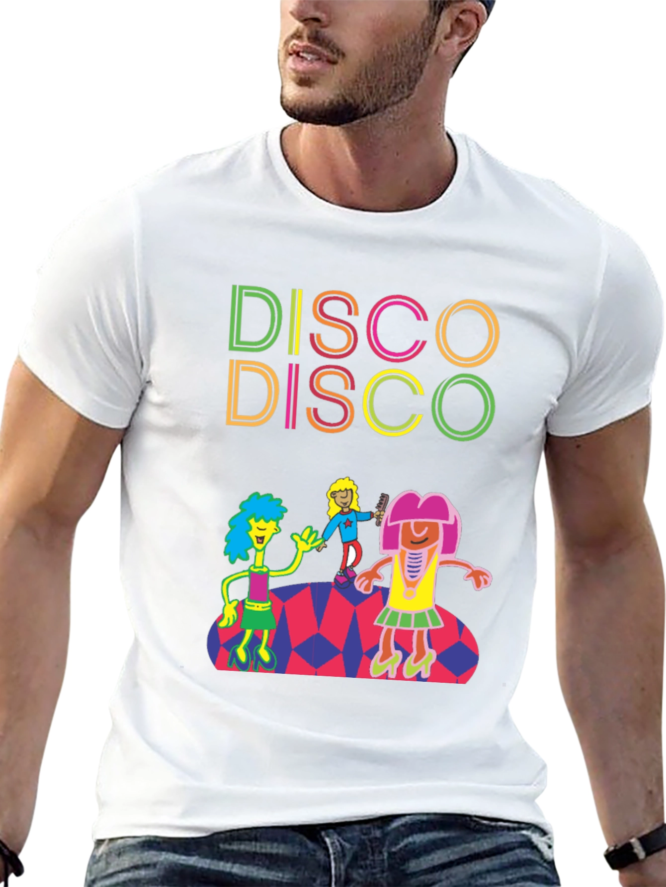 Retro Disco T-Shirt - Dance Party Tee
