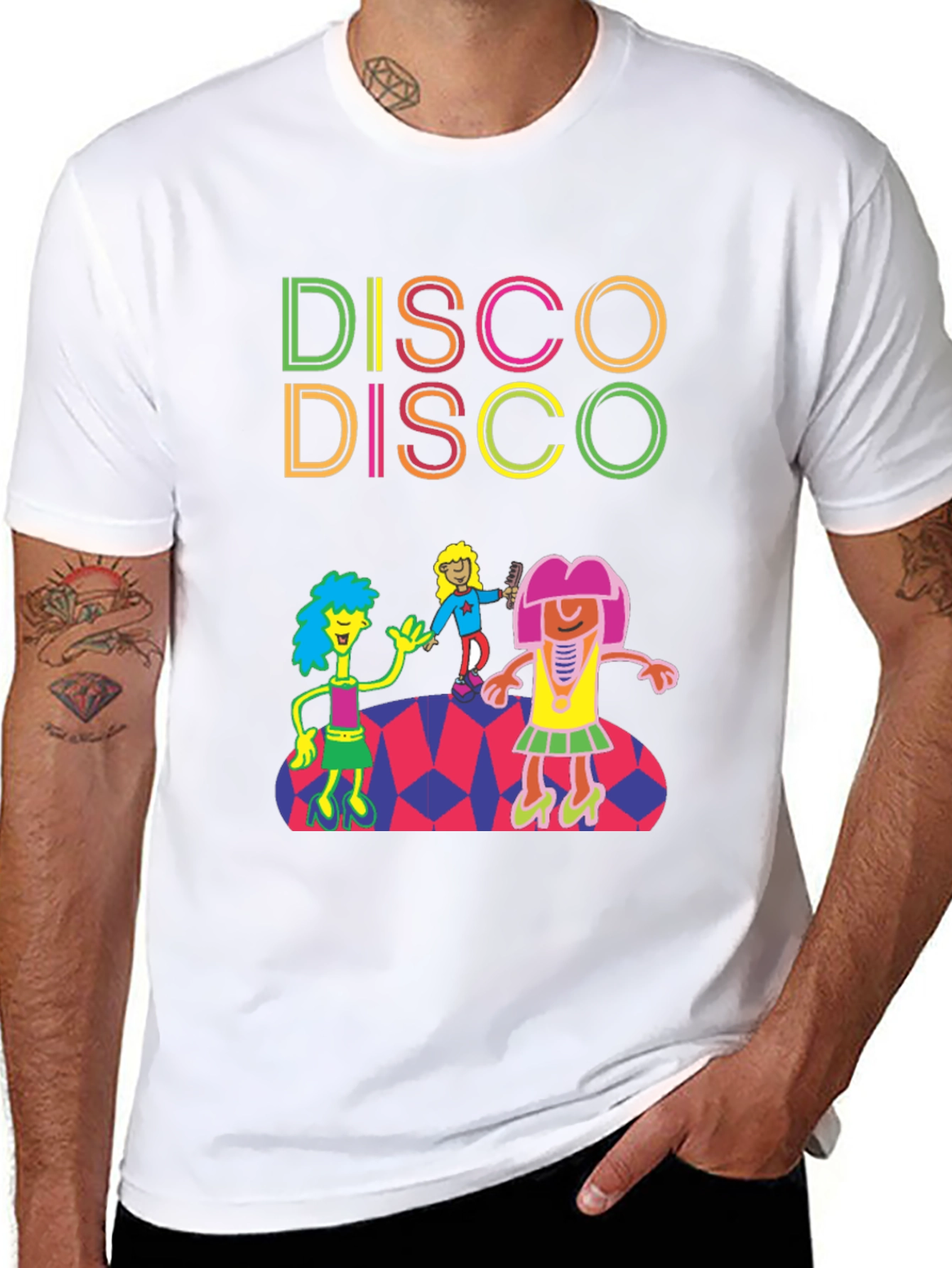 Retro Disco T-Shirt - Dance Party Tee