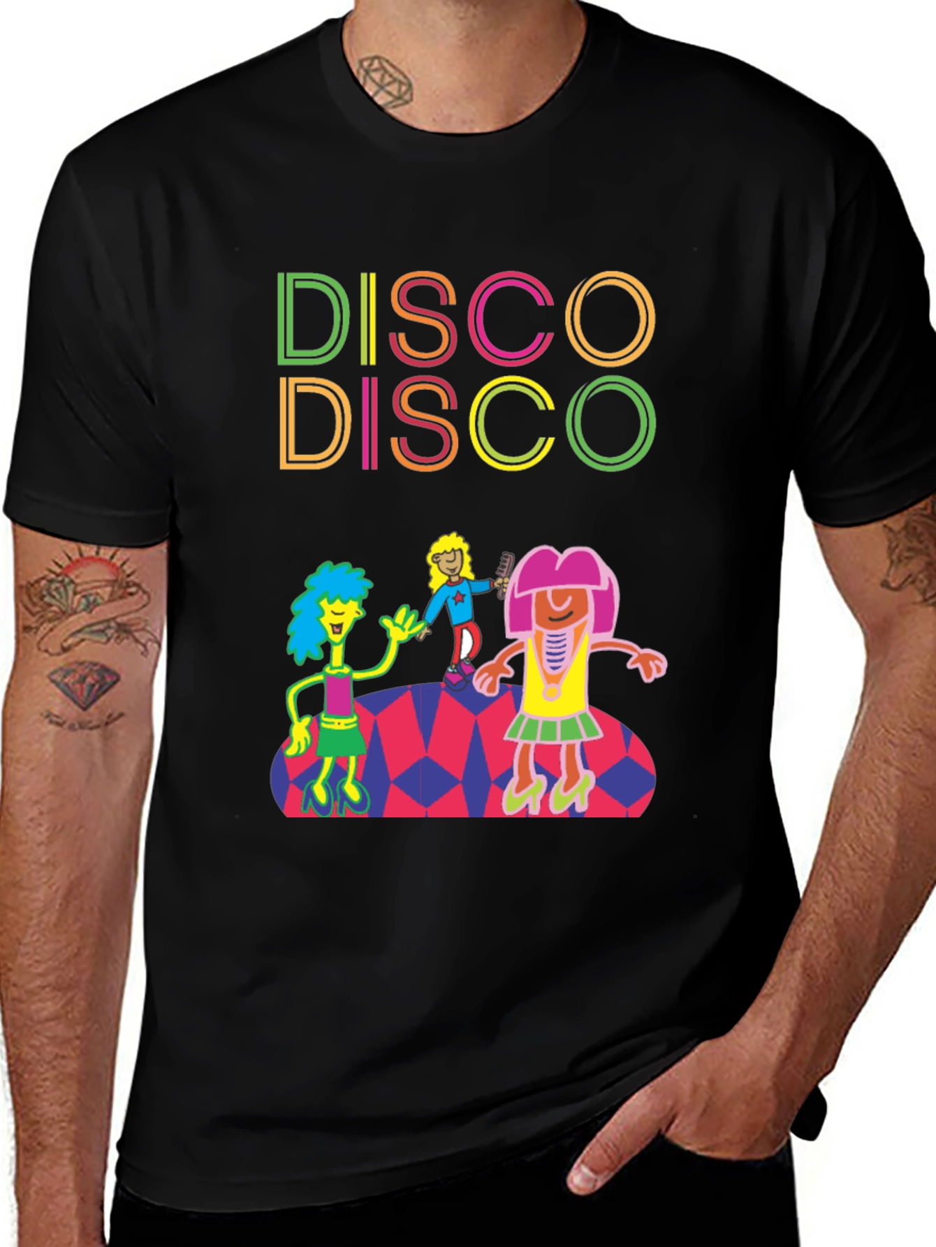 Retro Disco T-Shirt - Dance Party Tee