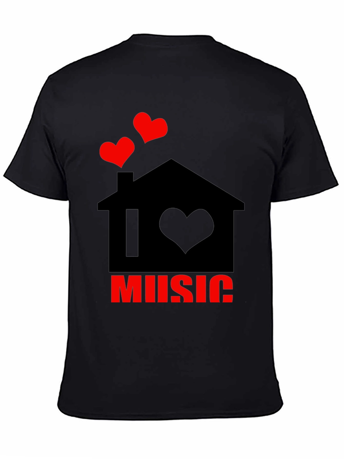 I Love Music House Graphic Tee