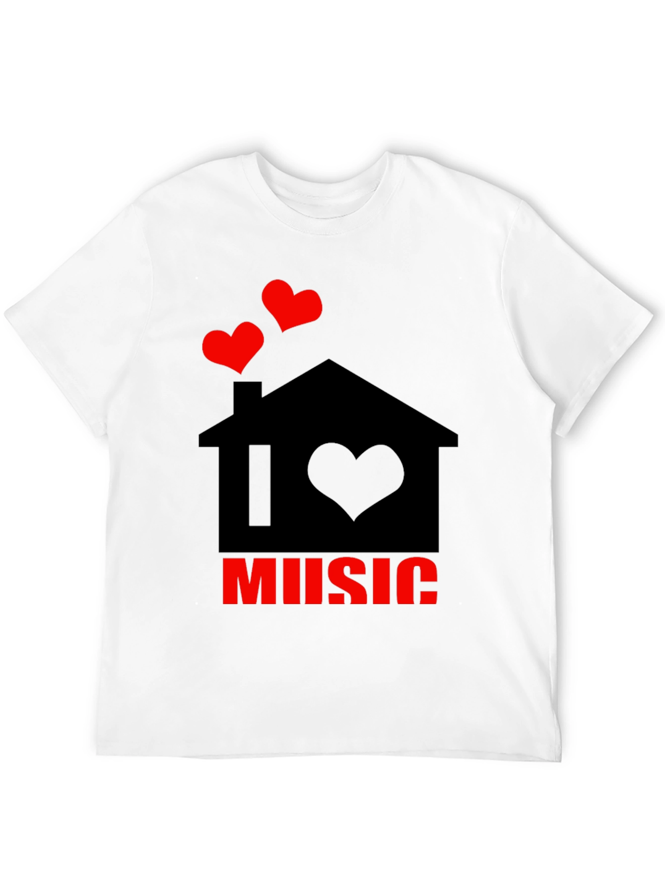I Love Music House Graphic Tee