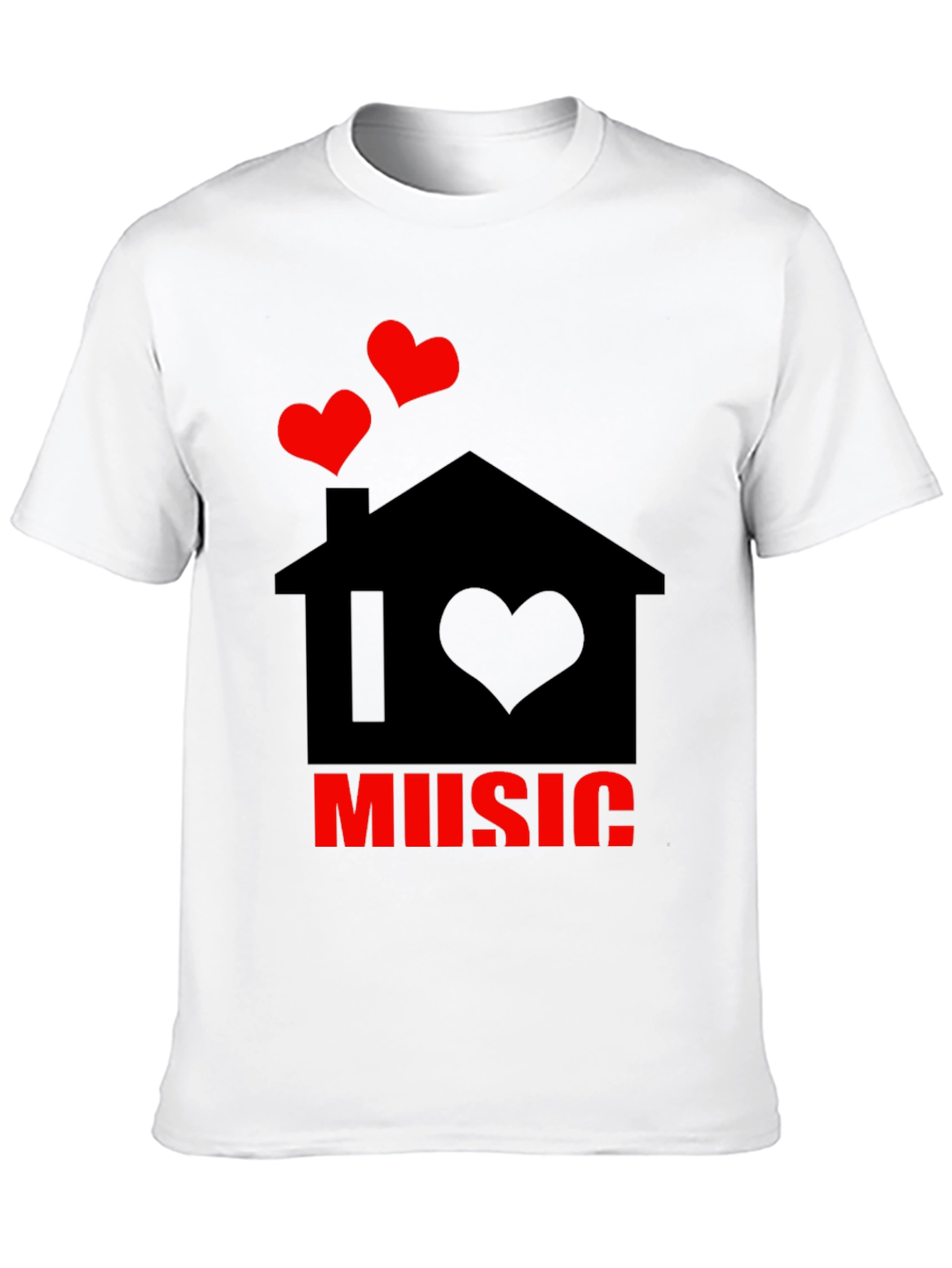 I Love Music House Graphic Tee