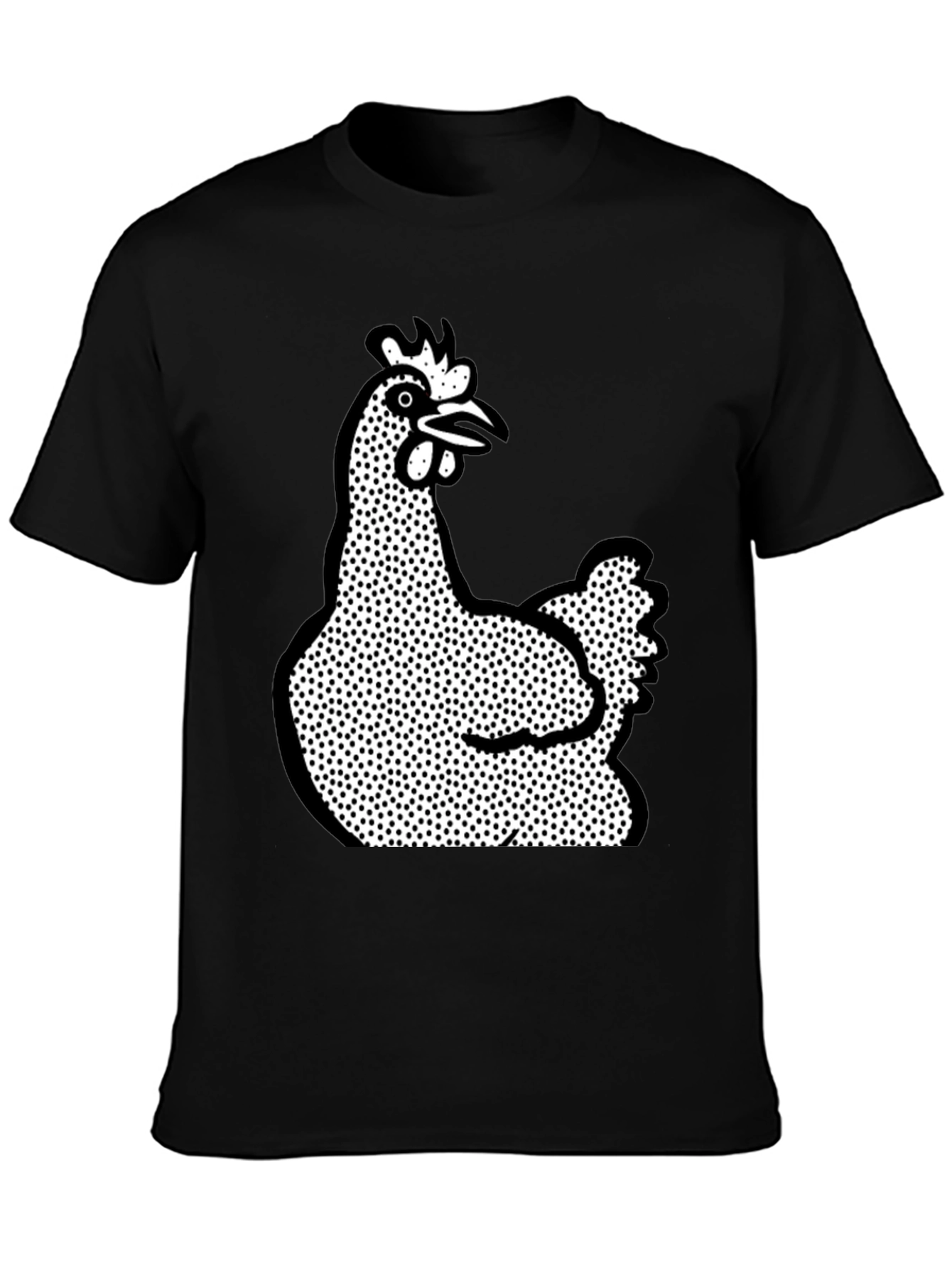 Chicken Graphic Tee - Black