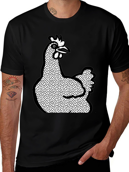 Chicken Graphic Tee - Black