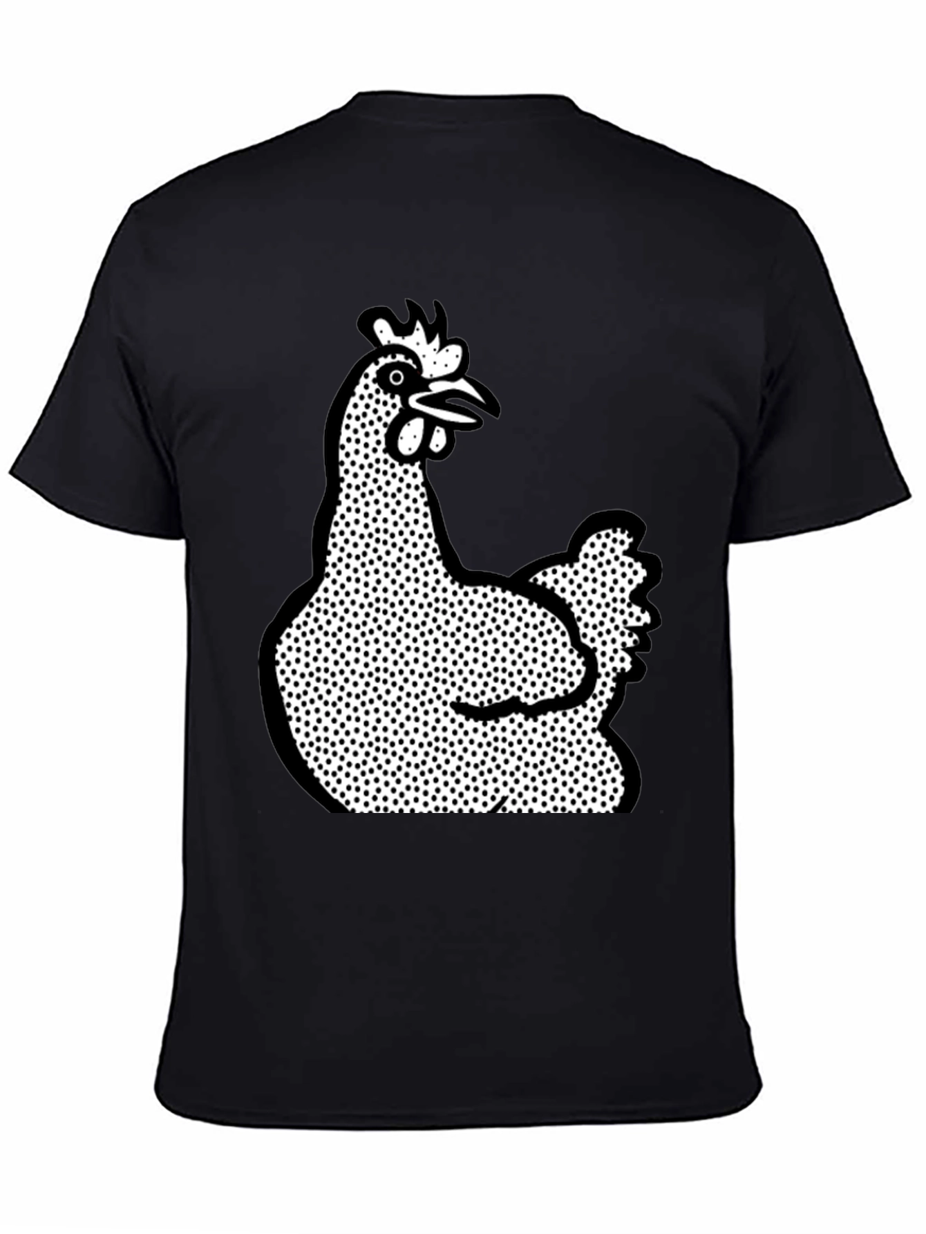 Chicken Graphic Tee - Black