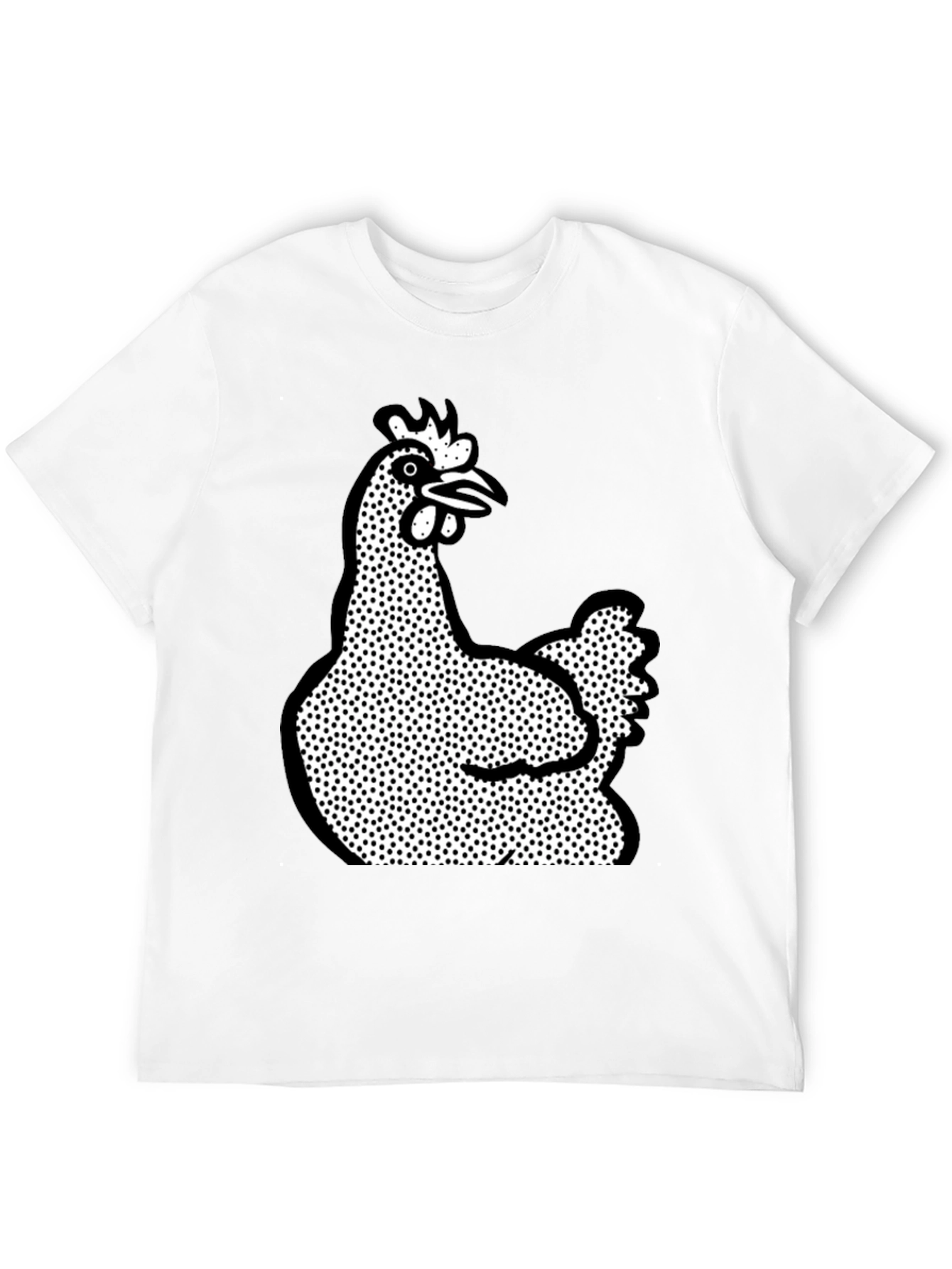 Chicken Graphic Tee - Black