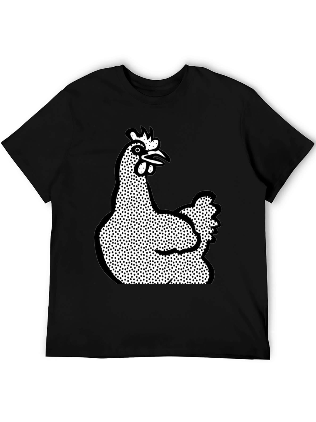 Chicken Graphic Tee - Black