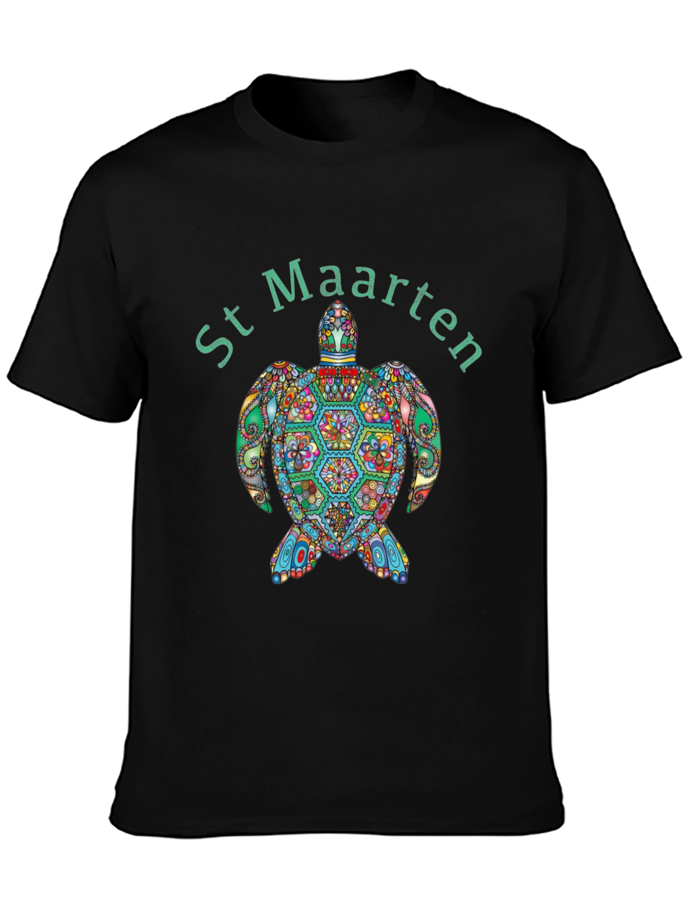 St. Maarten Turtle Graphic T-Shirt