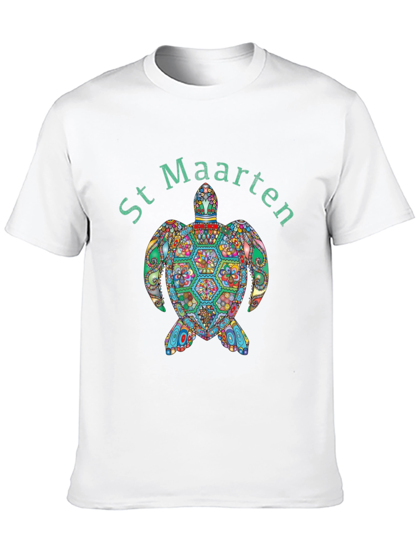 St. Maarten Turtle Graphic T-Shirt