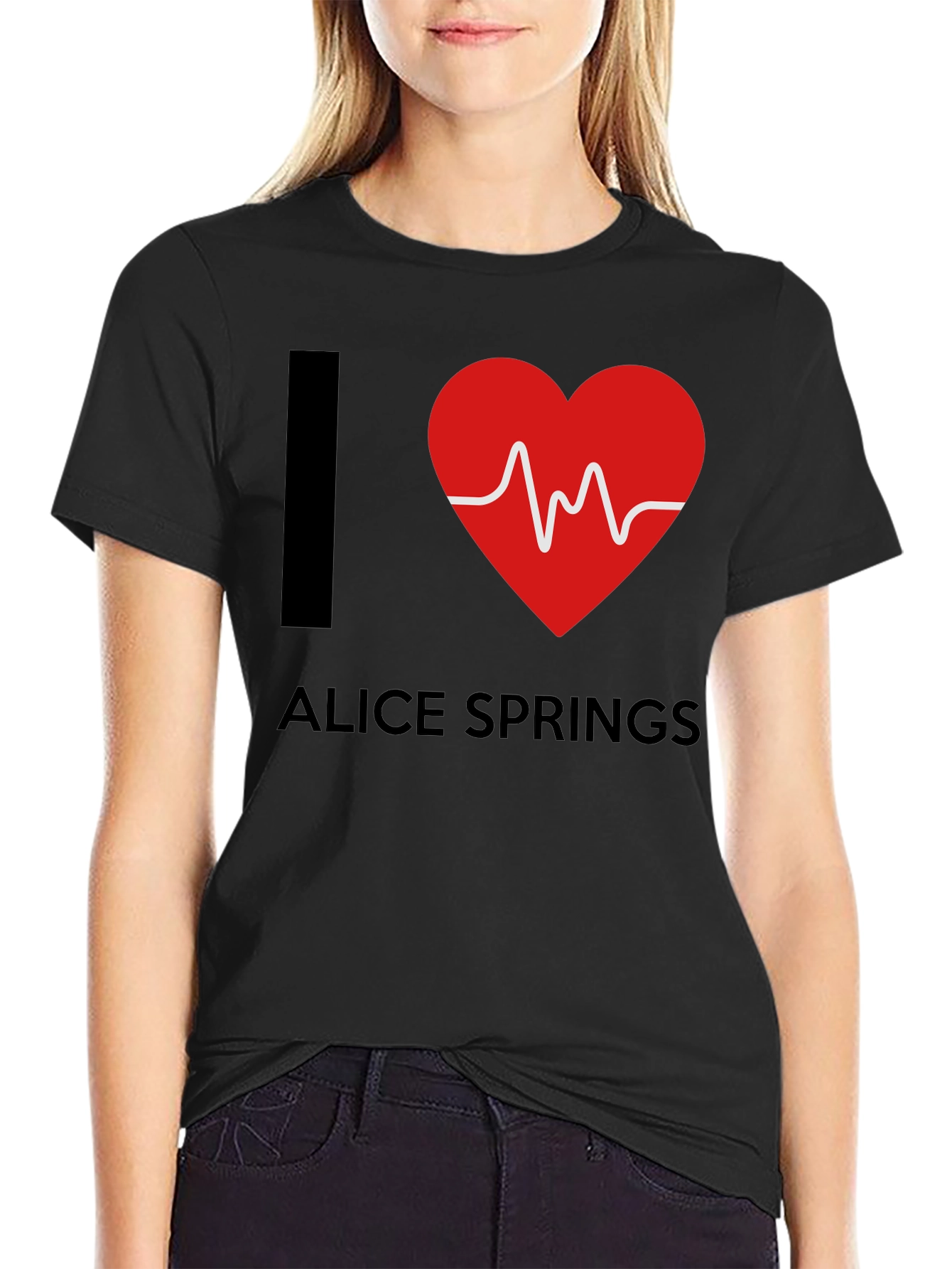 I Heart Alice Springs T-Shirt - Novelty Souvenir Tee