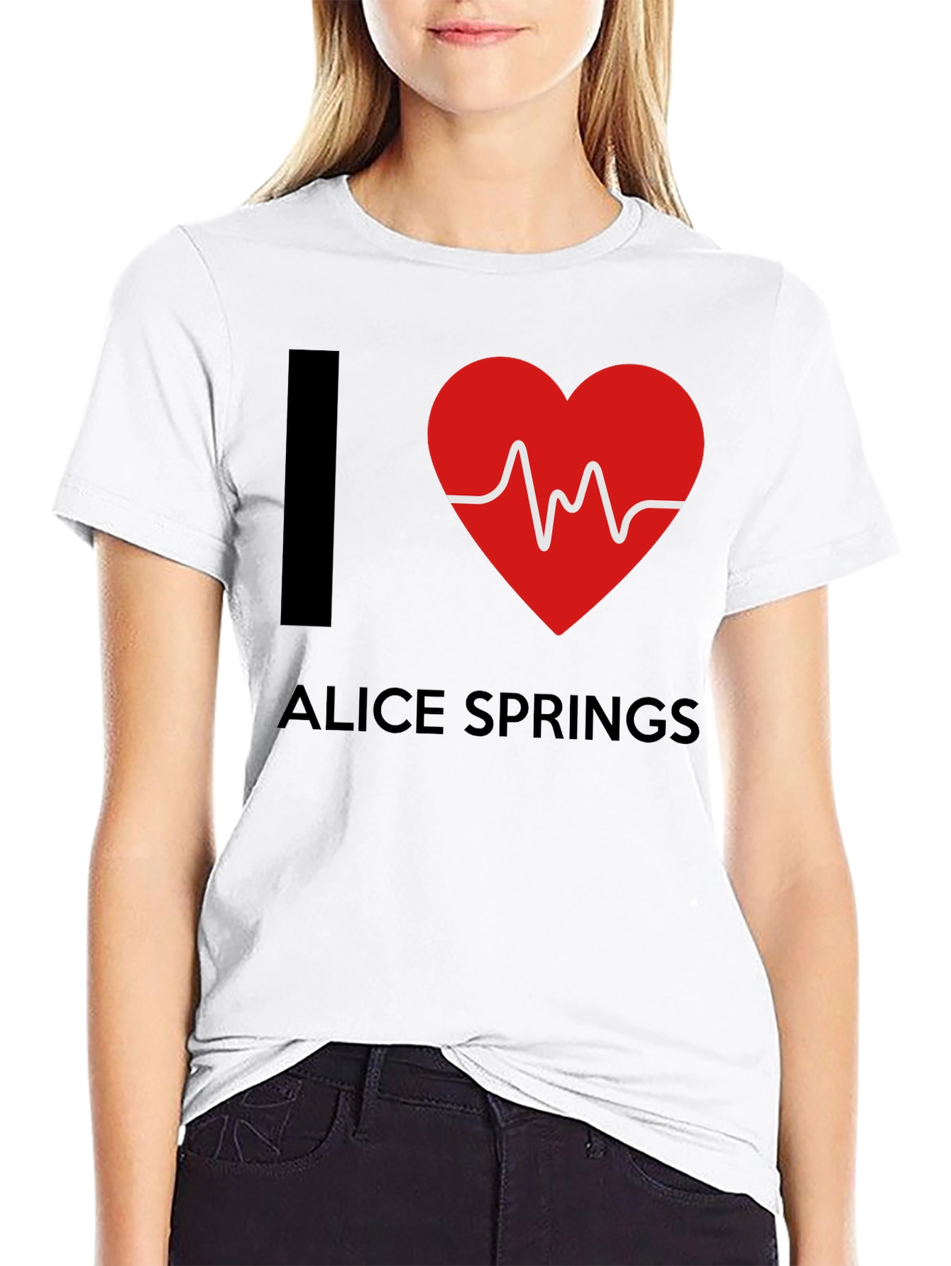 I Heart Alice Springs T-Shirt - Novelty Souvenir Tee