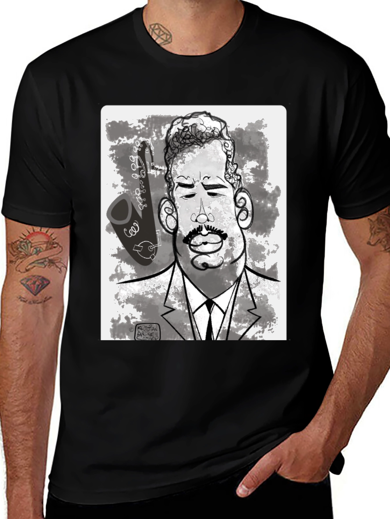 Sax Man Graphic Tee