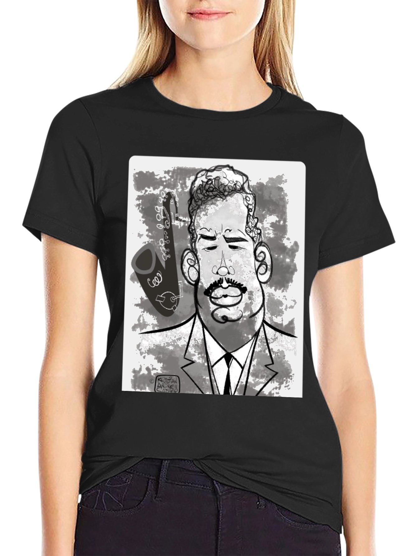Sax Man Graphic Tee