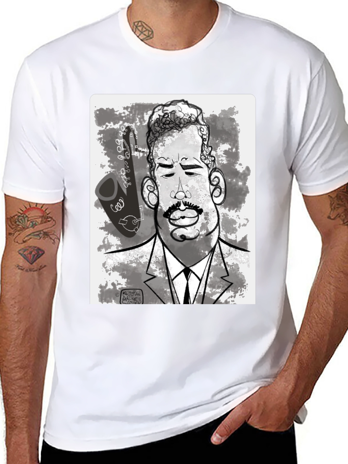 Sax Man Graphic Tee