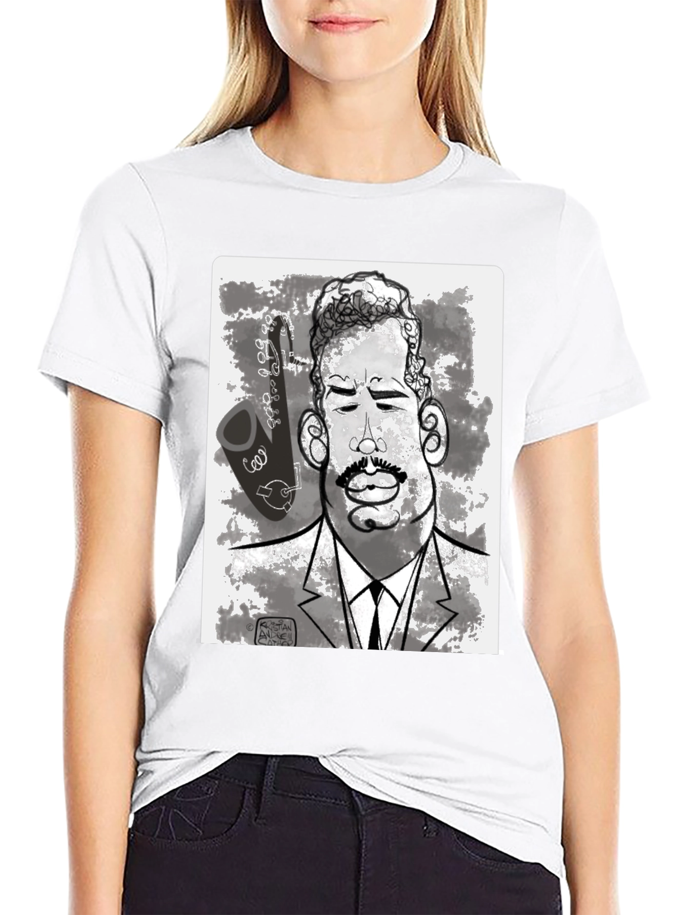 Sax Man Graphic Tee