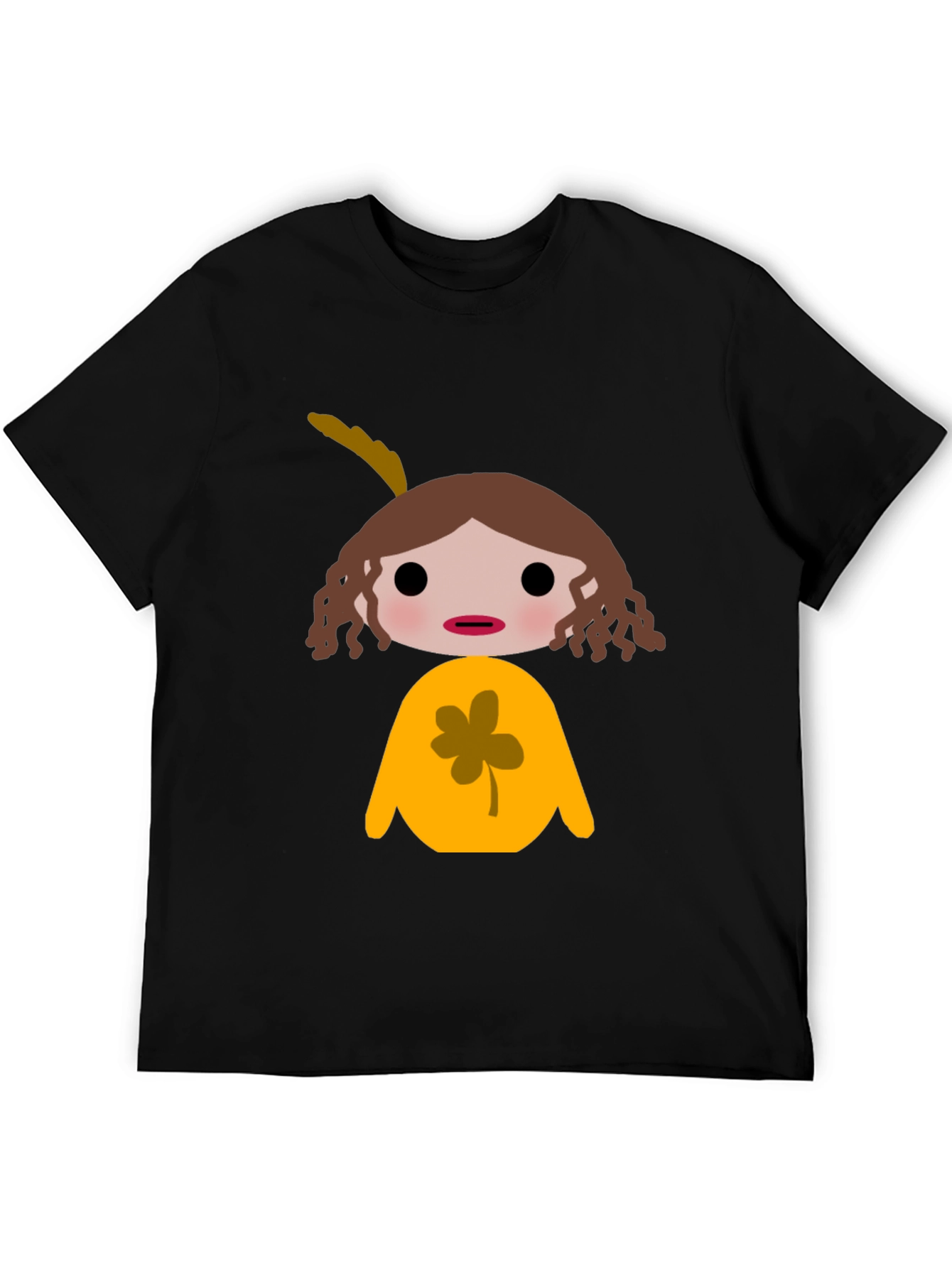 Novelty Cartoon Graphic T-Shirt